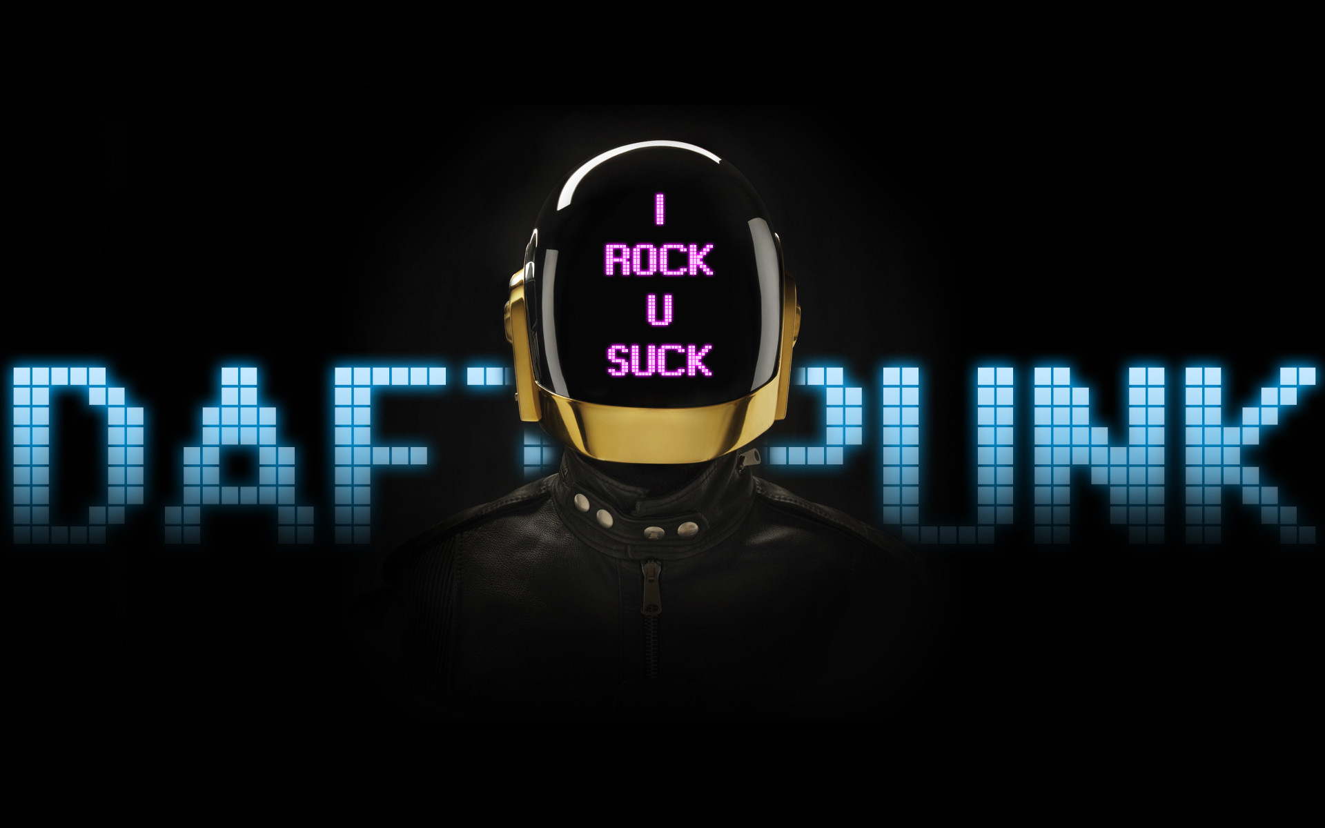 1920x1200 I Rock U Suck - Daft Punk