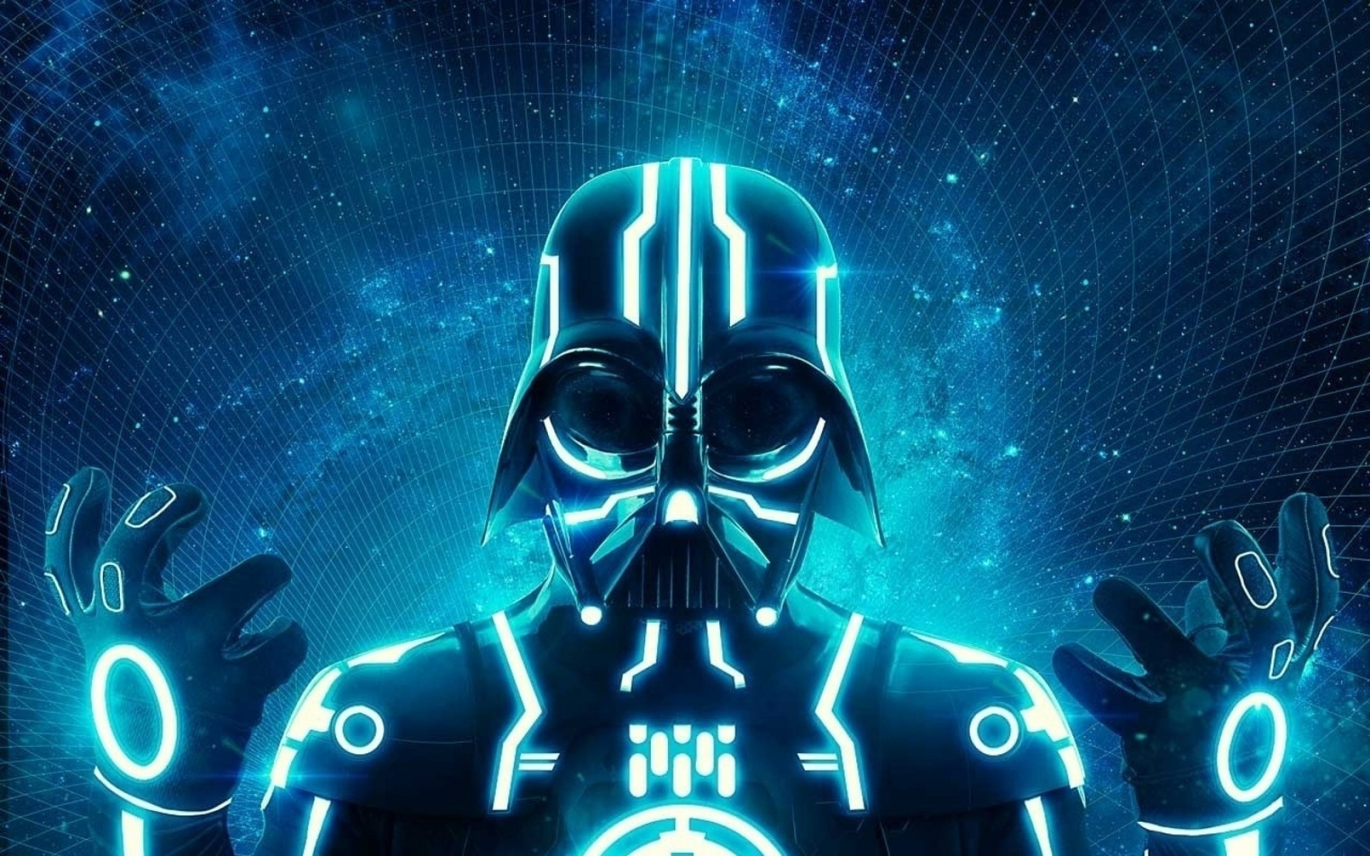 1920x1200 Star Wars, Darth Vader, Fan Art, Tron, Mix Up Wallpapers HD / Desktop and  Mobile Backgrounds