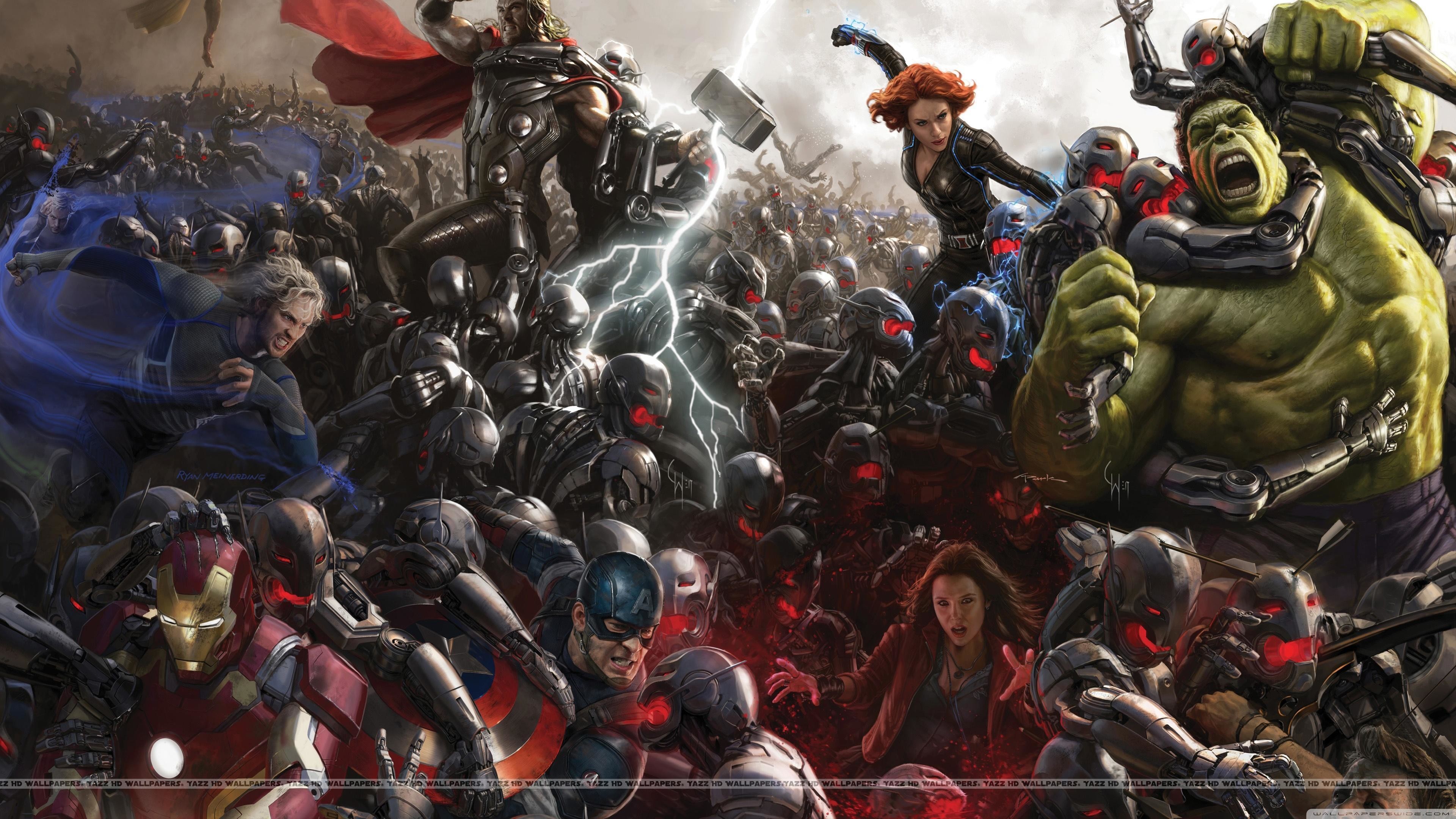 3840x2160 WallpapersWide.com | The Avengers HD Desktop Wallpapers for .