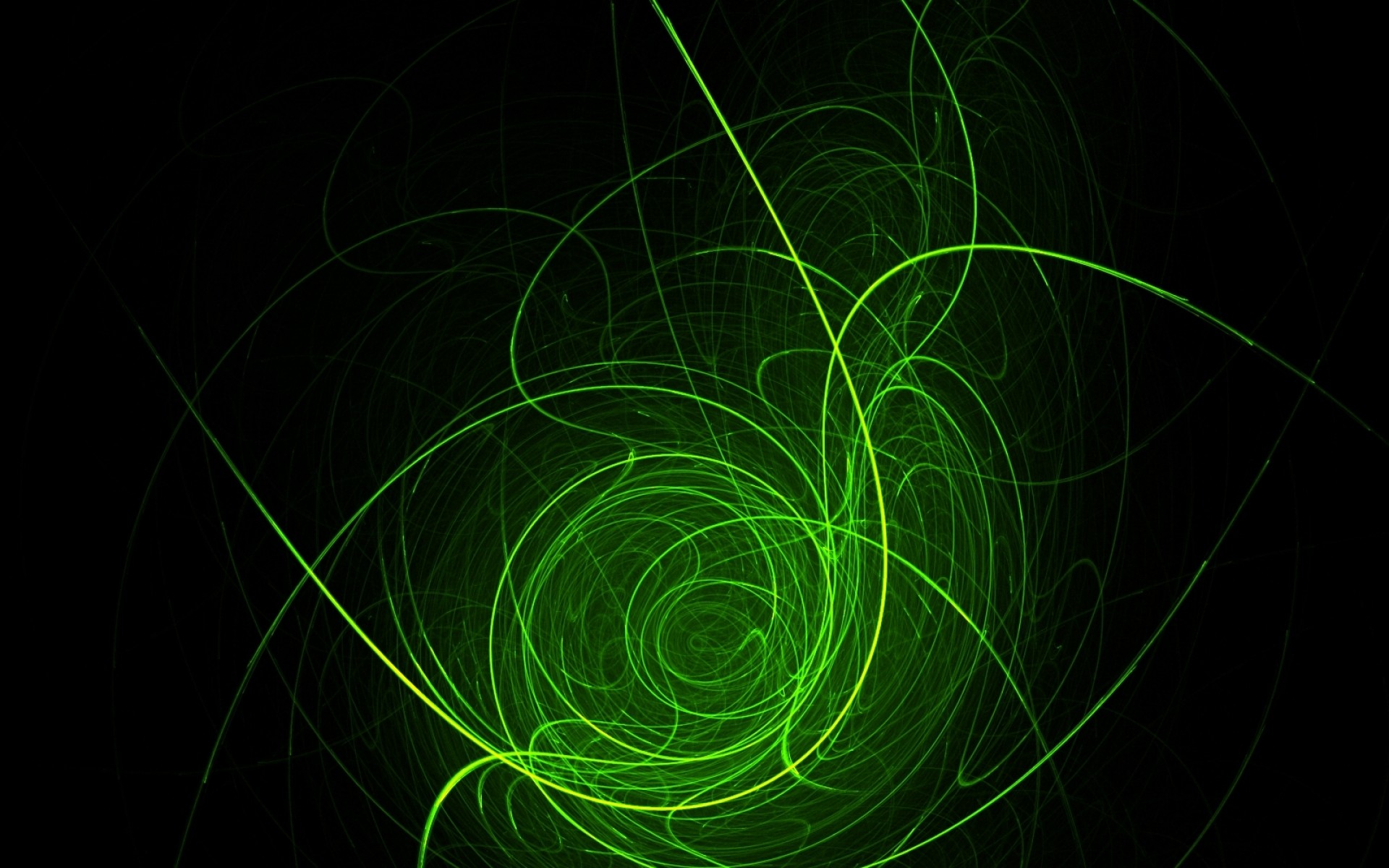 1920x1200 light green abstract smoke circles flash holes messy swirls lines gradient  flame horseshoe nyan rend Wallpaper