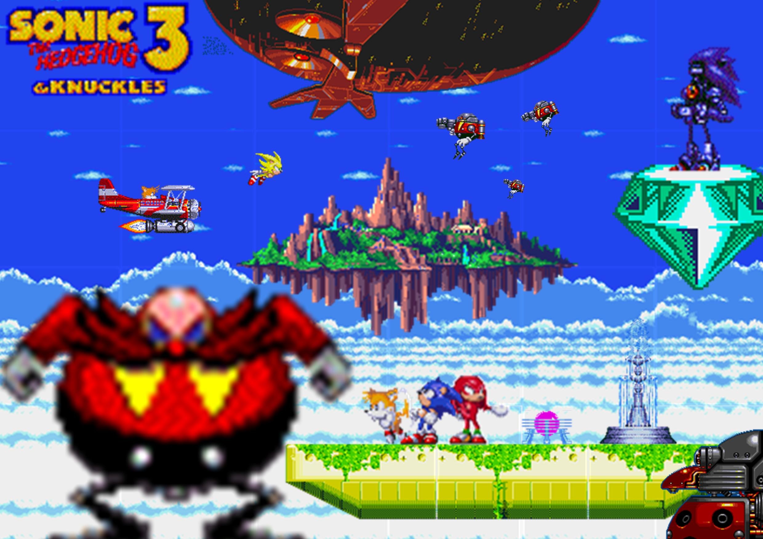 2480x1754 Sonic 3 and Knuckles Wallpaper by Rove1989 on DeviantArt