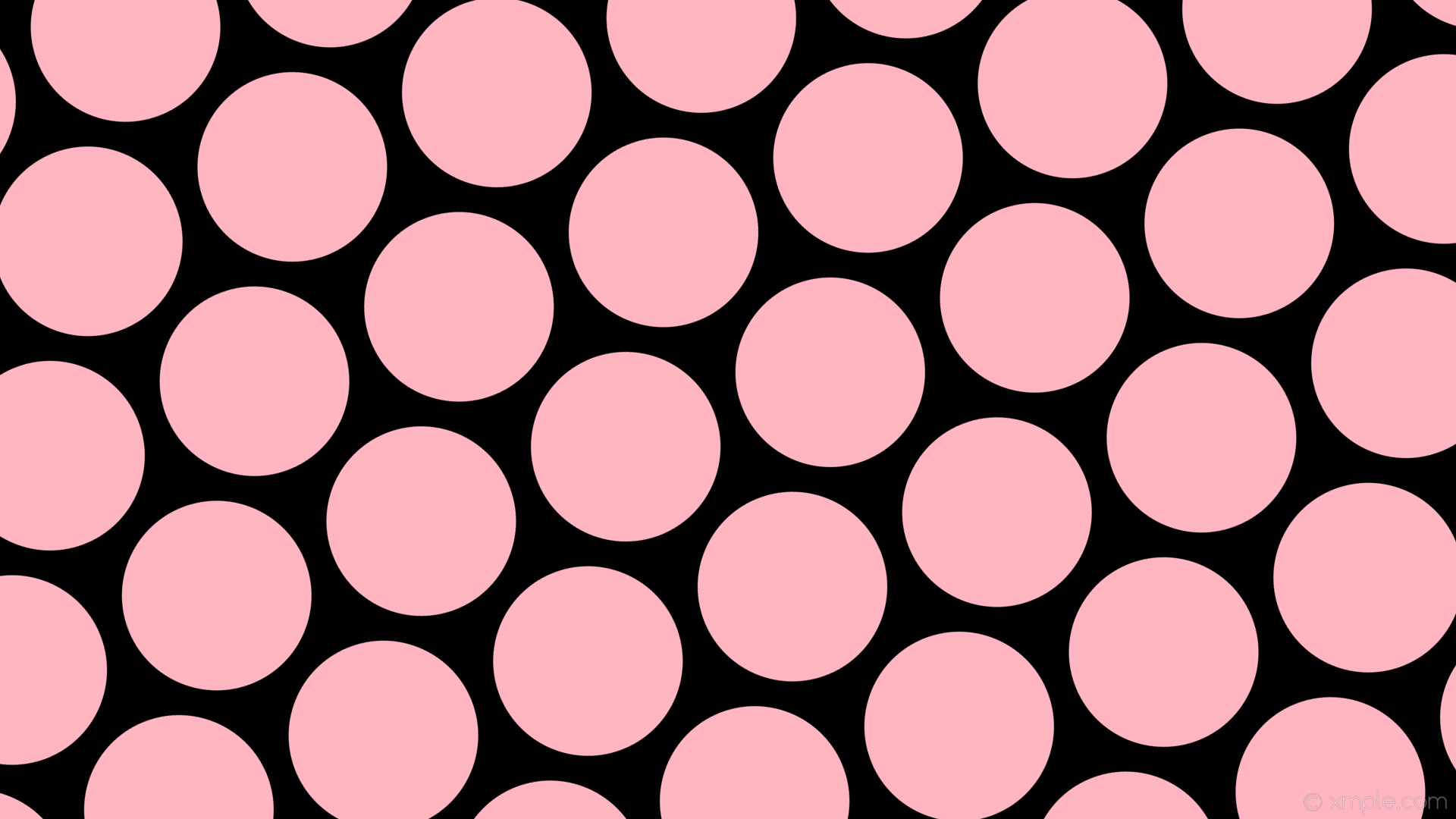 1920x1080 wallpaper hexagon black pink polka dots light pink #000000 #ffb6c1 diagonal  20Â° 250px