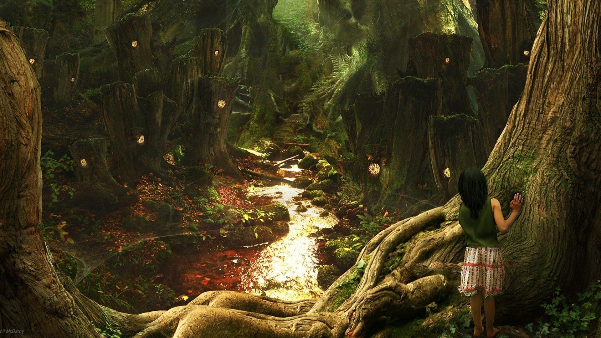 1920x1080 Fantasy Art Scenery by Phil McDarby HD desktop wallpaper : Widescreen : High  Definition : Fullscreen