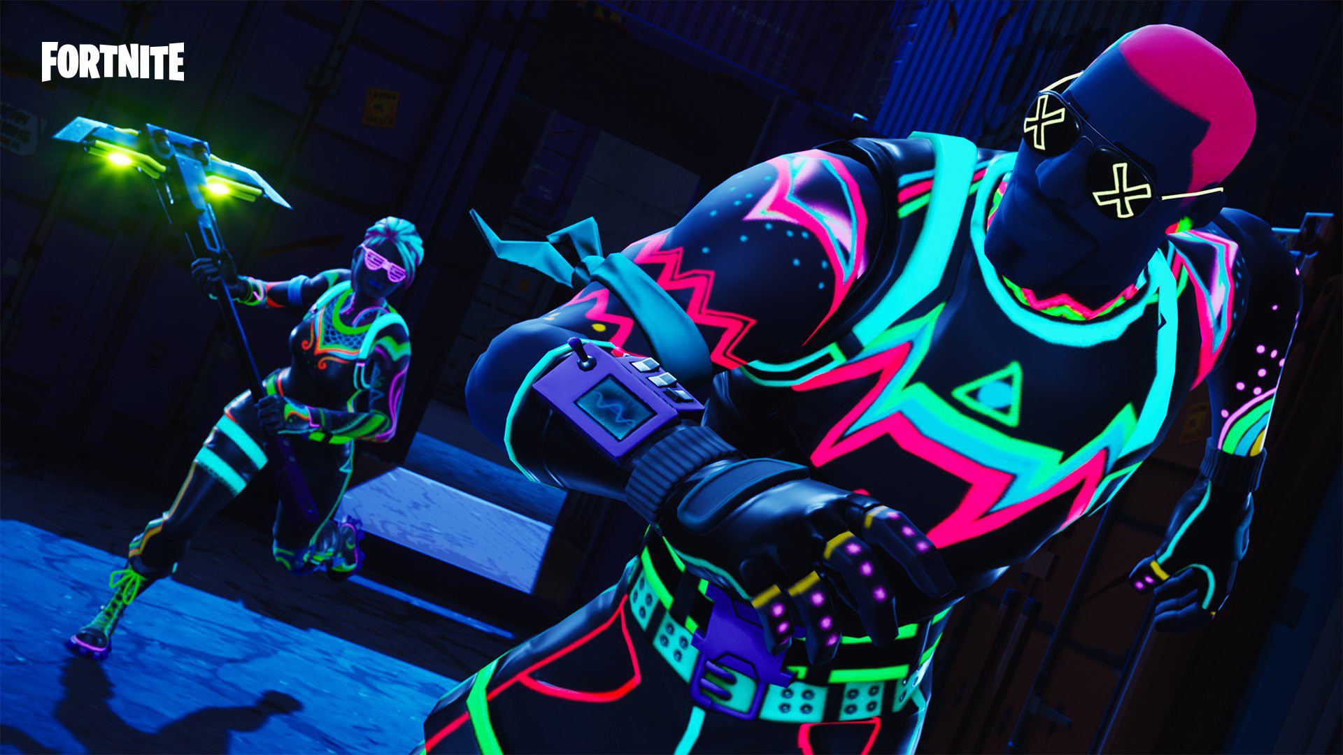 1920x1080 Fortnite Backgrounds Neon Black Lights - Image #4044 - Licence: Free for  Personal Use
