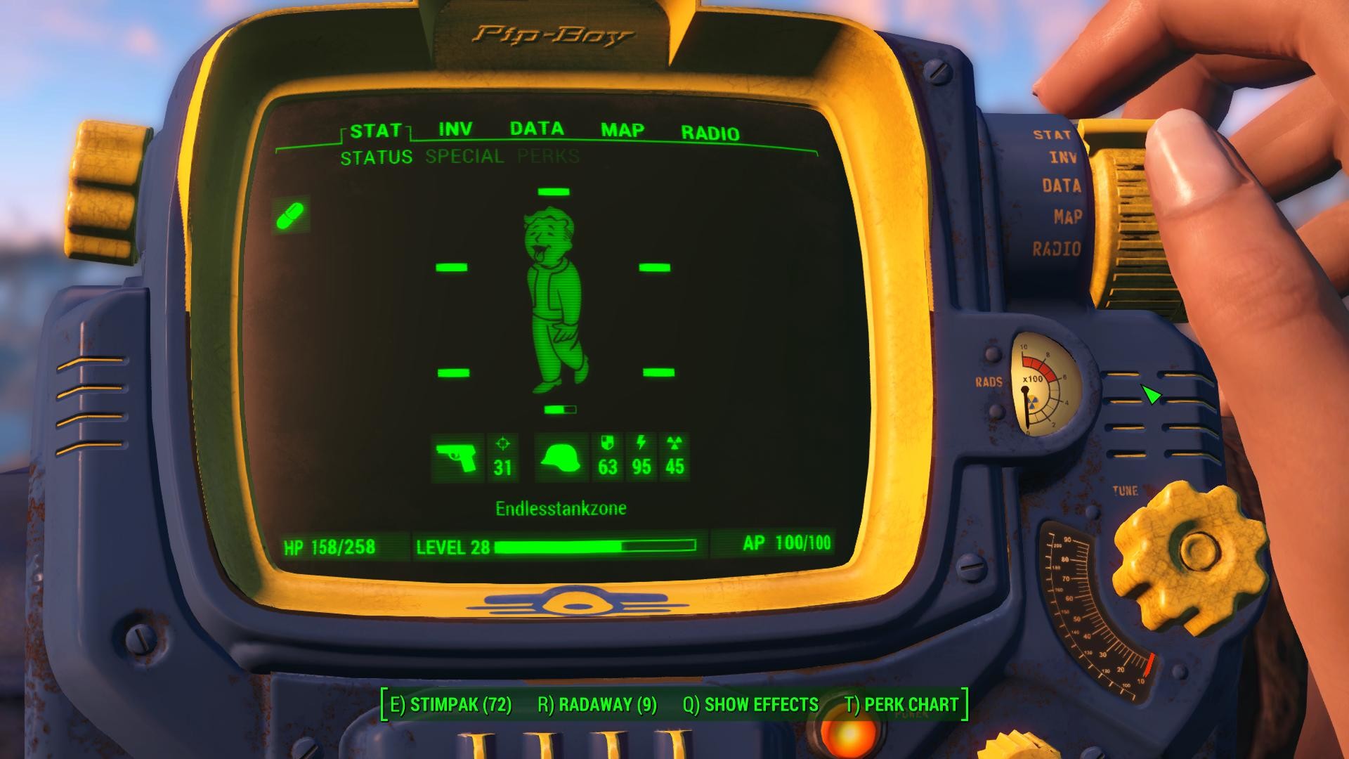 1920x1080 Vault-Tec branded PipBoy 3000 Fallout 4