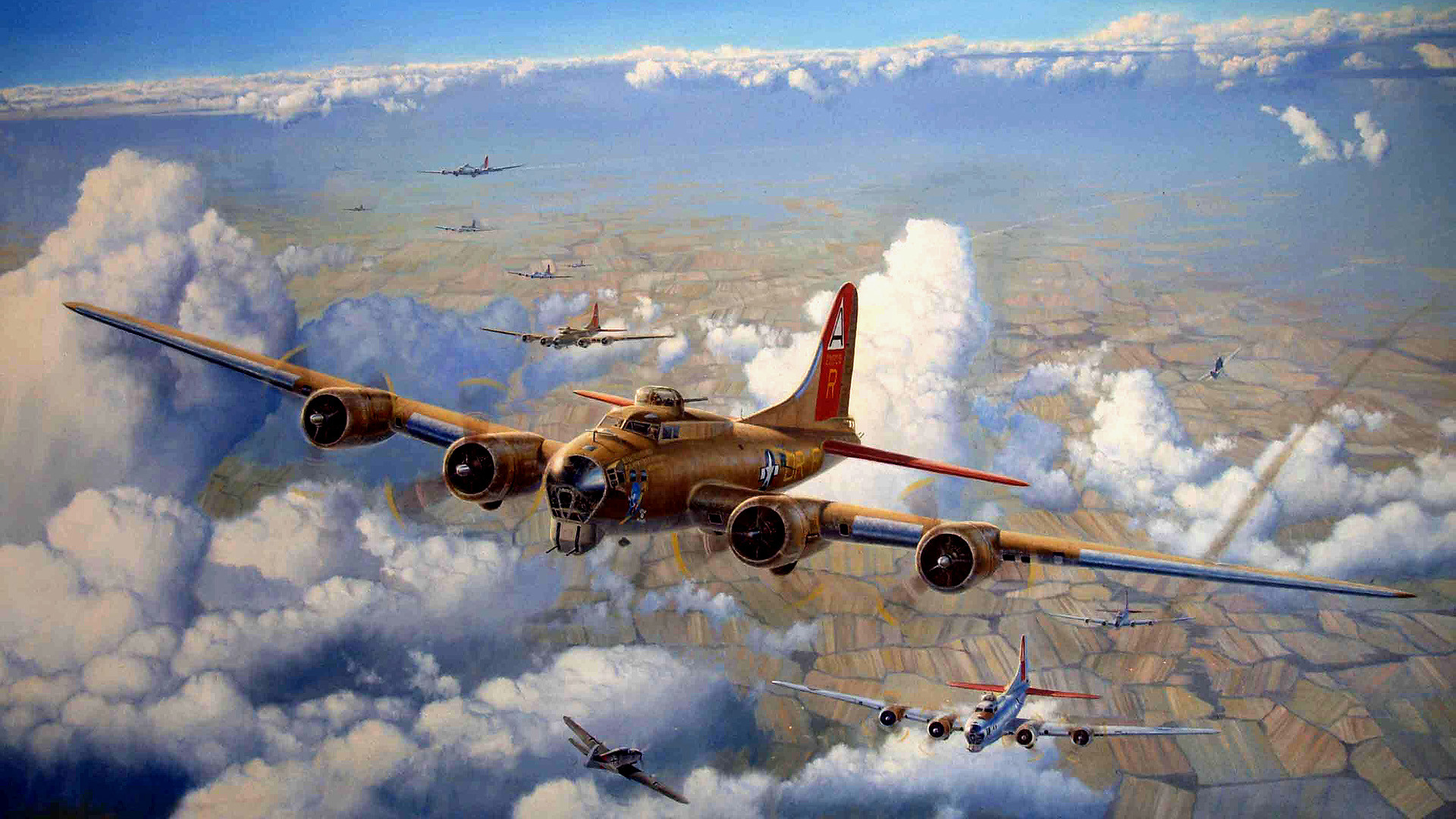 1920x1080 64 Boeing B-17 Flying Fortress HD Wallpapers | Backgrounds - Wallpaper  Abyss - Page 2