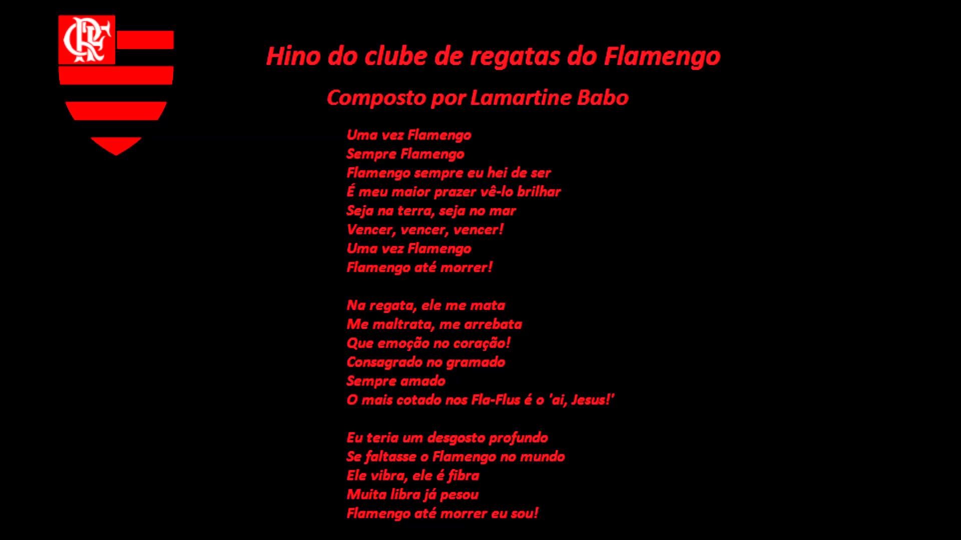1920x1080 Hino do Flamengo (com letra)