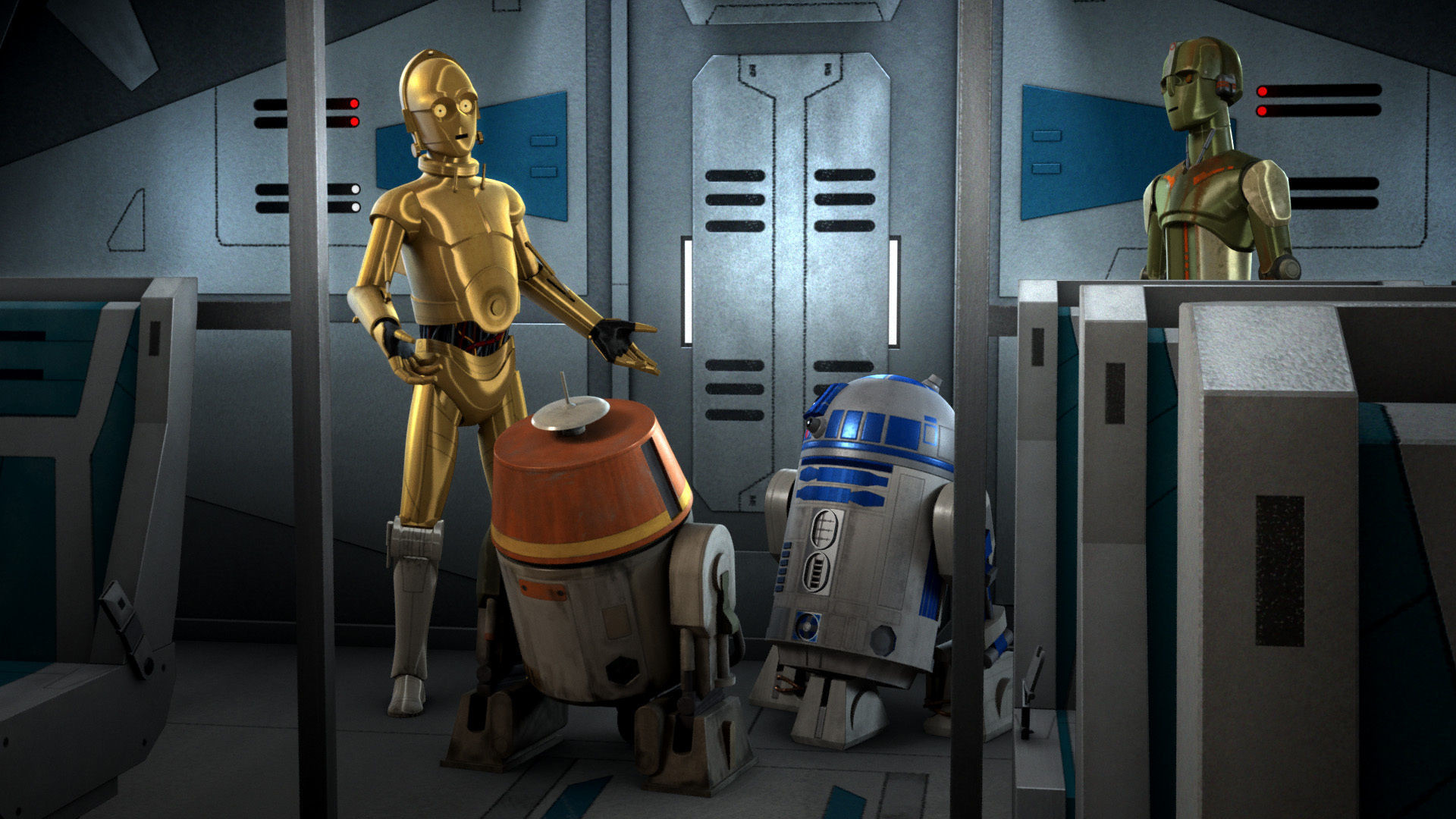 C3Po And R2D2 Wallpaper.