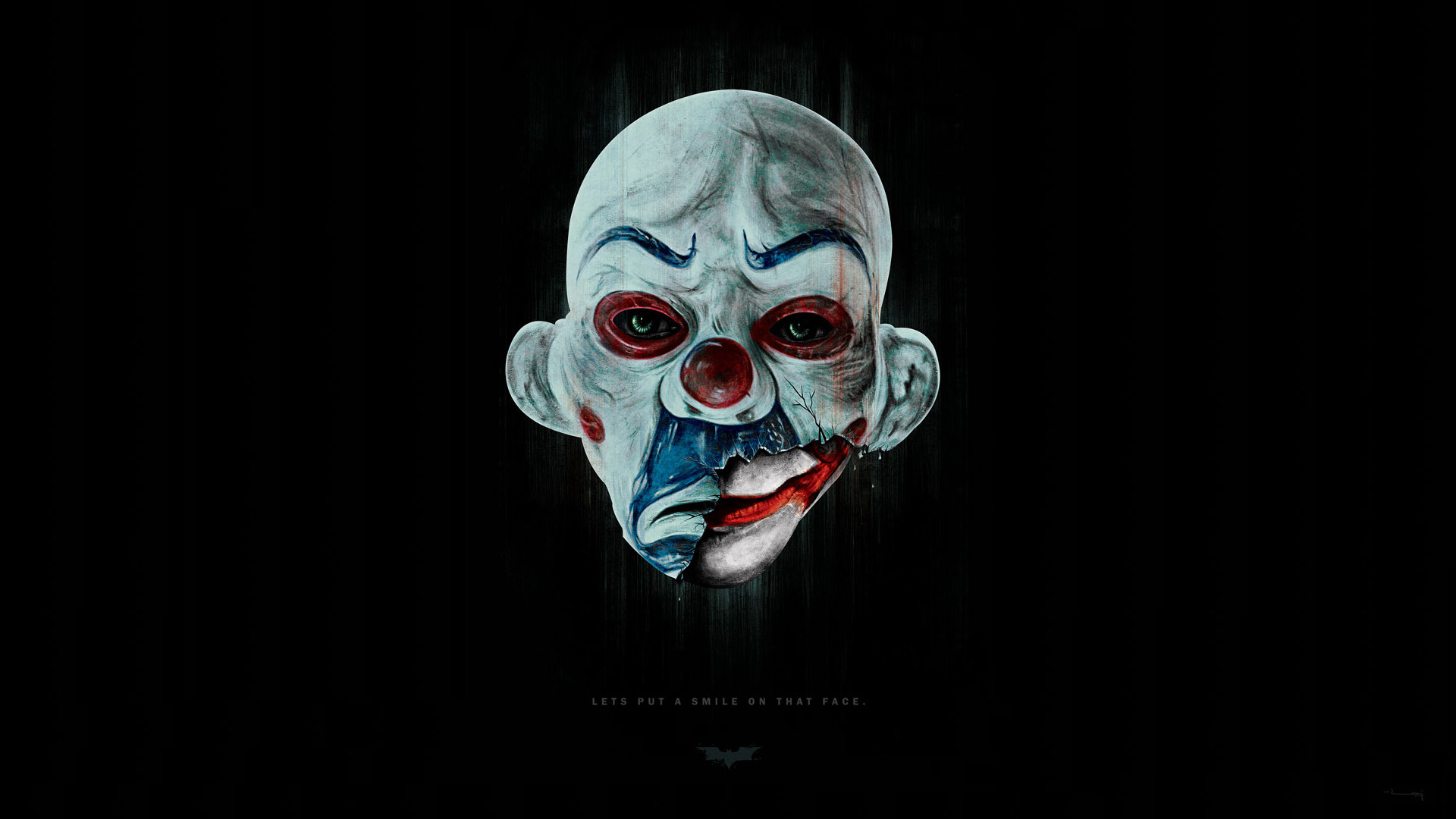 1920x1080 Made a quick Joker 1920 x 1080 wallpaper from an amazing artwork by Raj  Khatri.