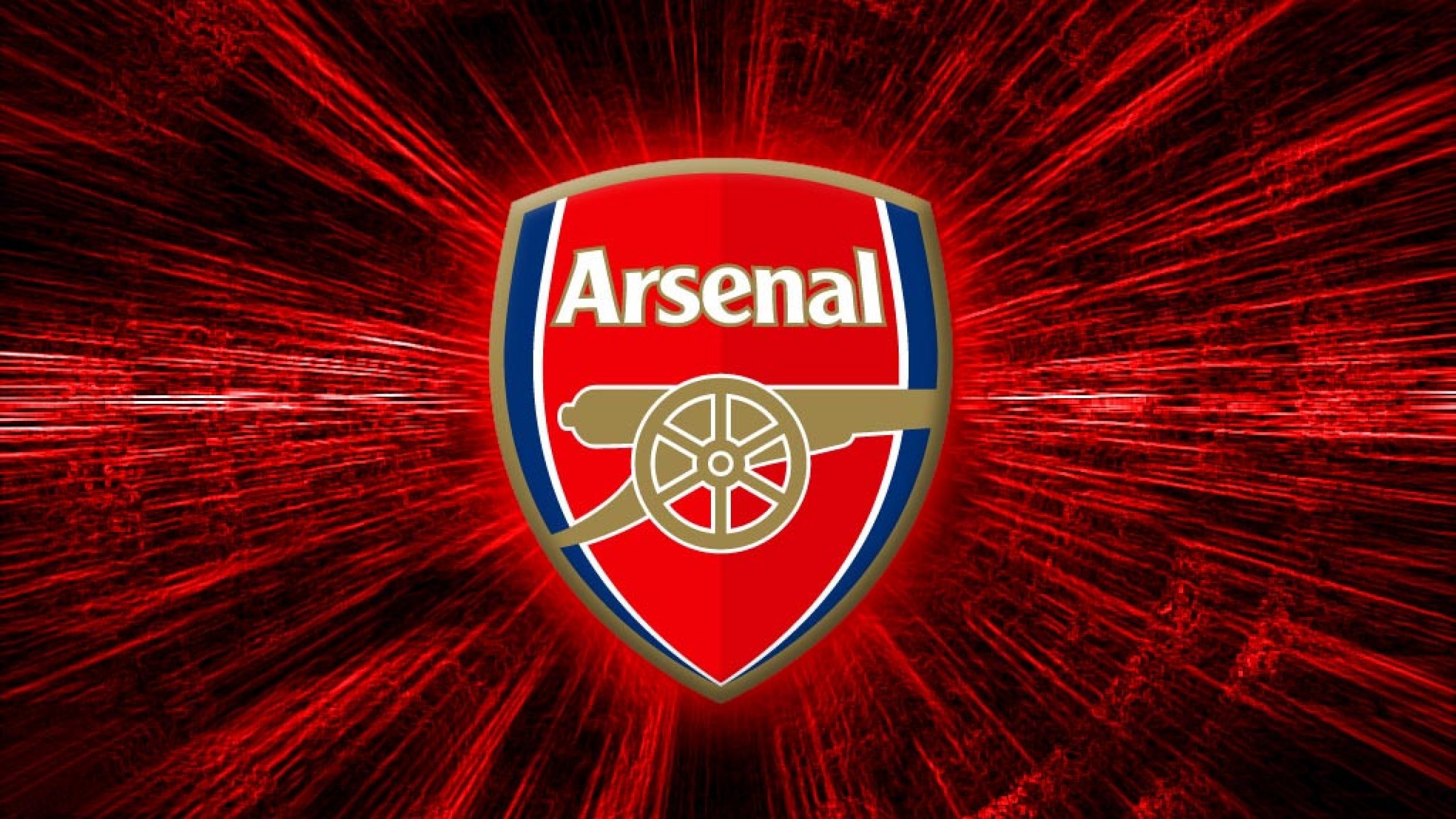 2560x1440 Abstract Arsenal FC Logo Wallpapers