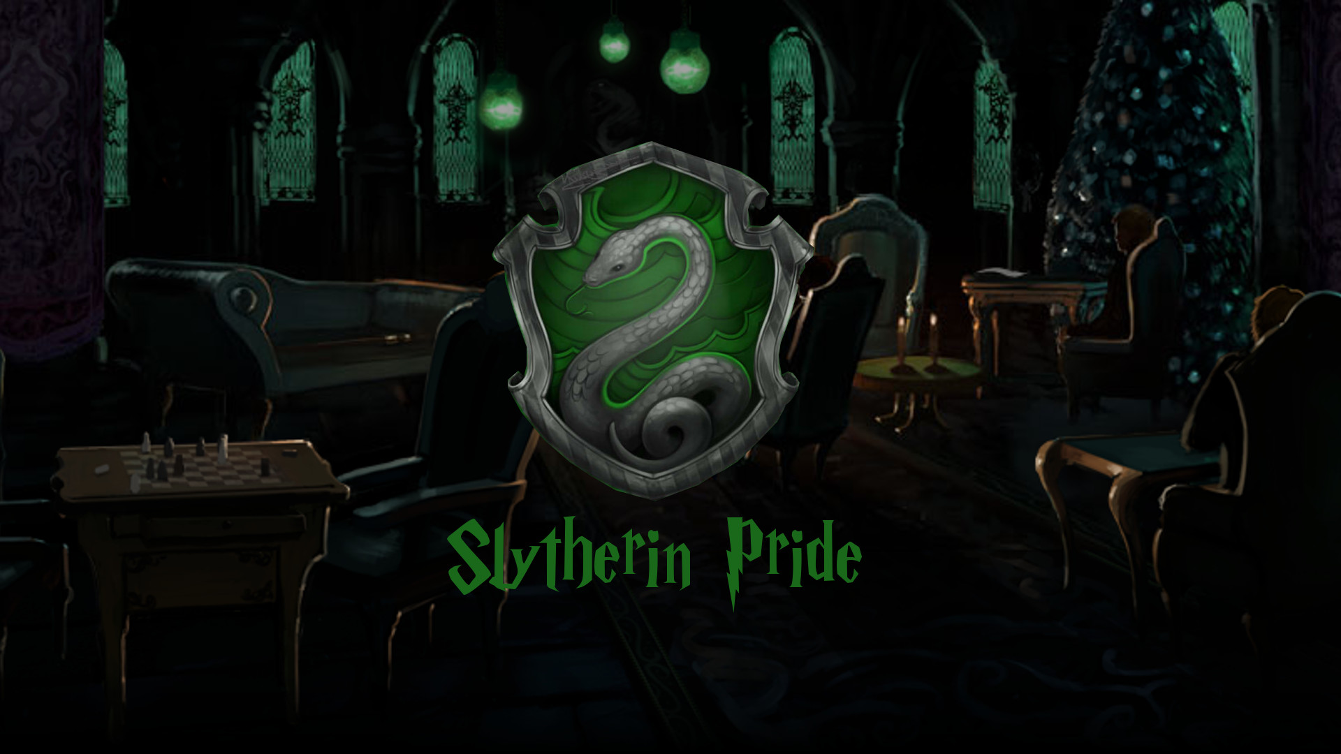 1920x1080 Slytherin common room wallpaper by Thalvunil Slytherin common room wallpaper  by Thalvunil
