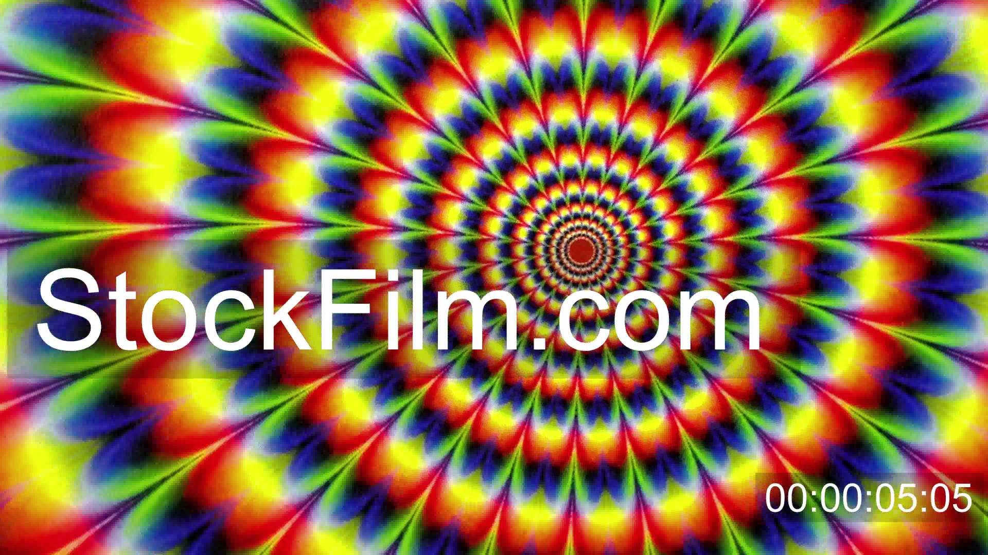 1920x1080 Hippy Tie Dyed Radial Pattern Animation Background