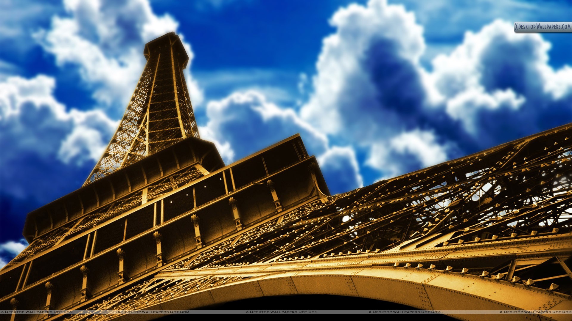 1920x1080 You are viewing wallpaper titled "Eiffel Tower ...