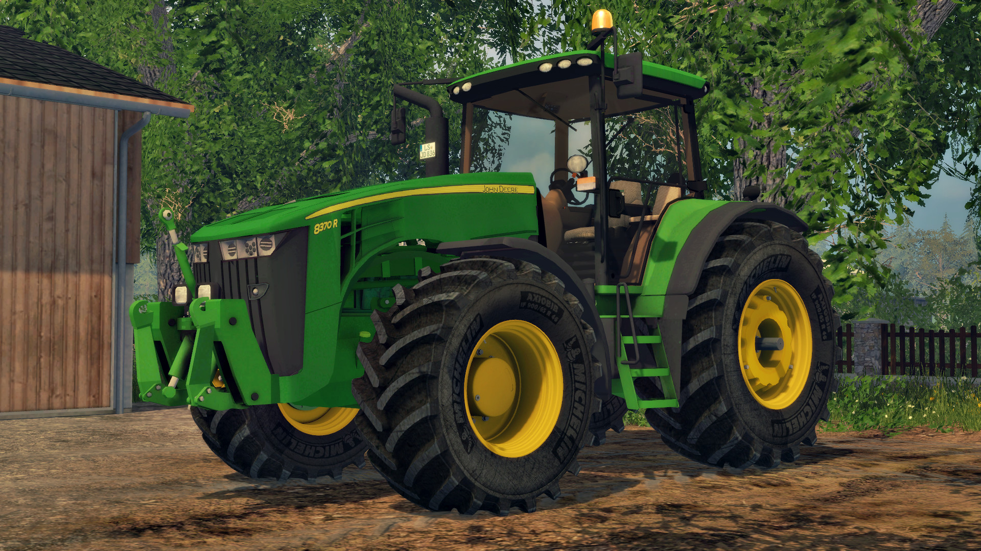 1920x1080 John Deere 8370R v3 Tractor (Ploughing Spec)