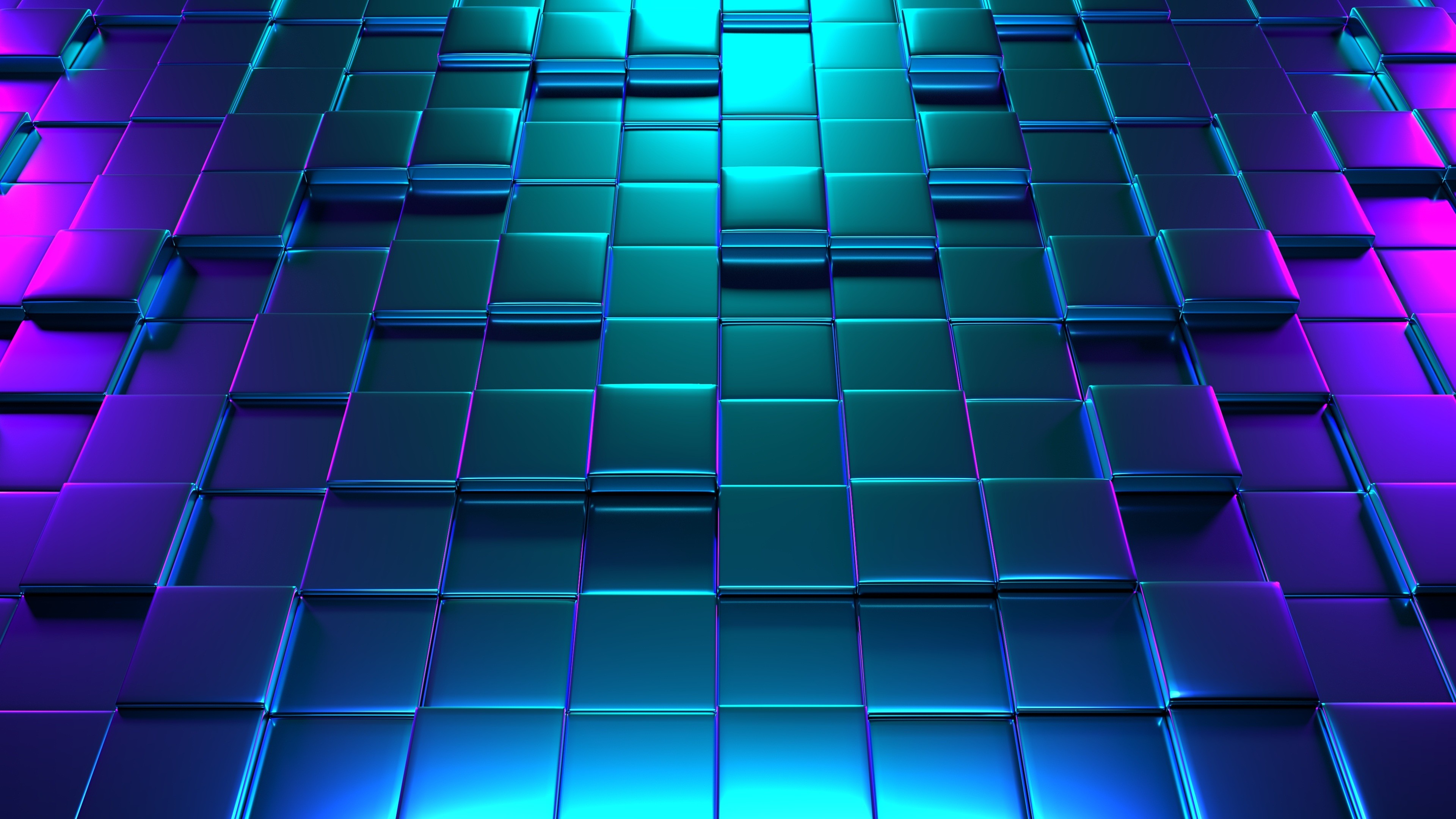 3840x2160 3d Cube Background 4k