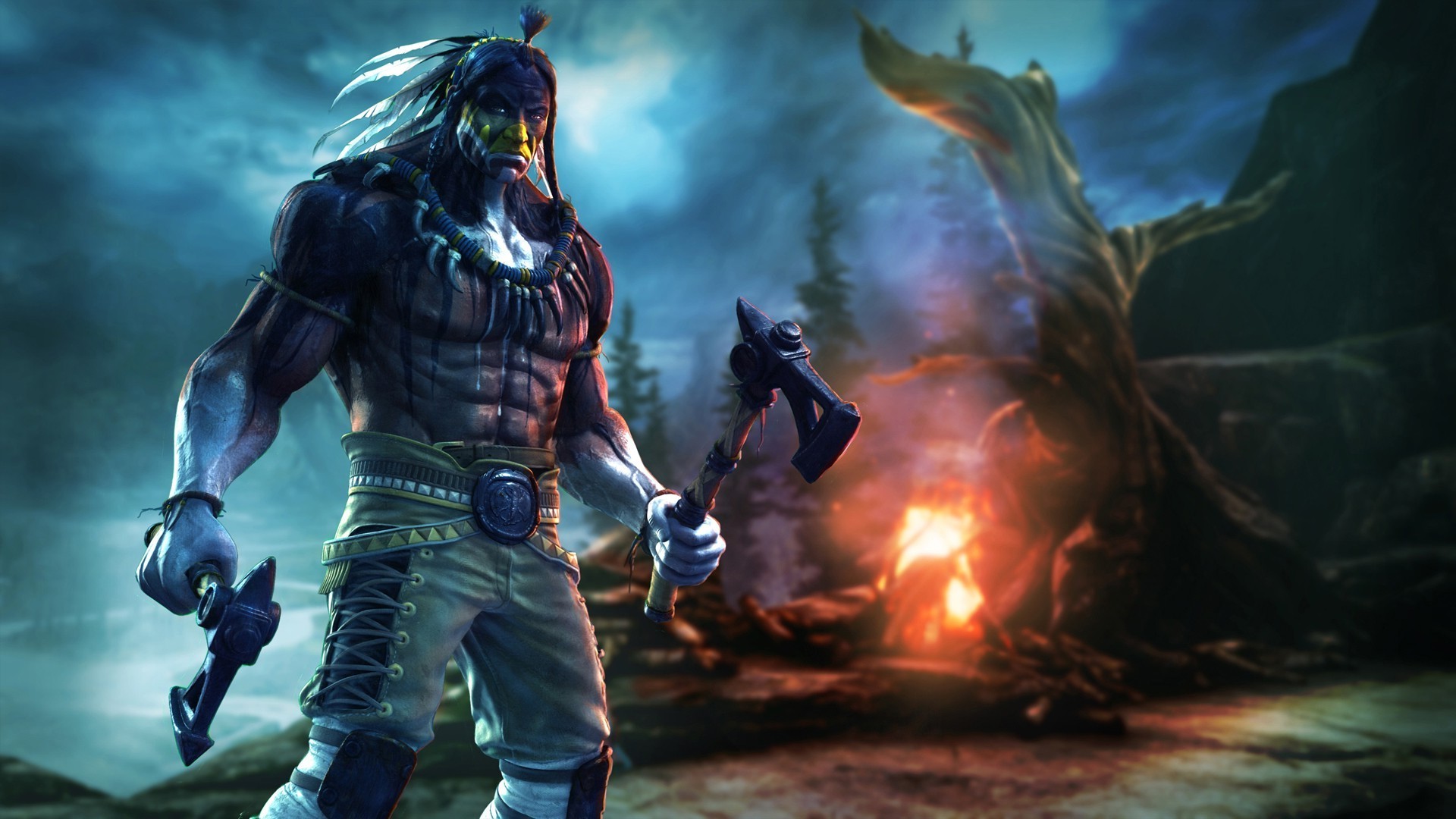1920x1080 Killer Instinct, Video Games, Native Americans, Axes Wallpapers HD /  Desktop and Mobile Backgrounds