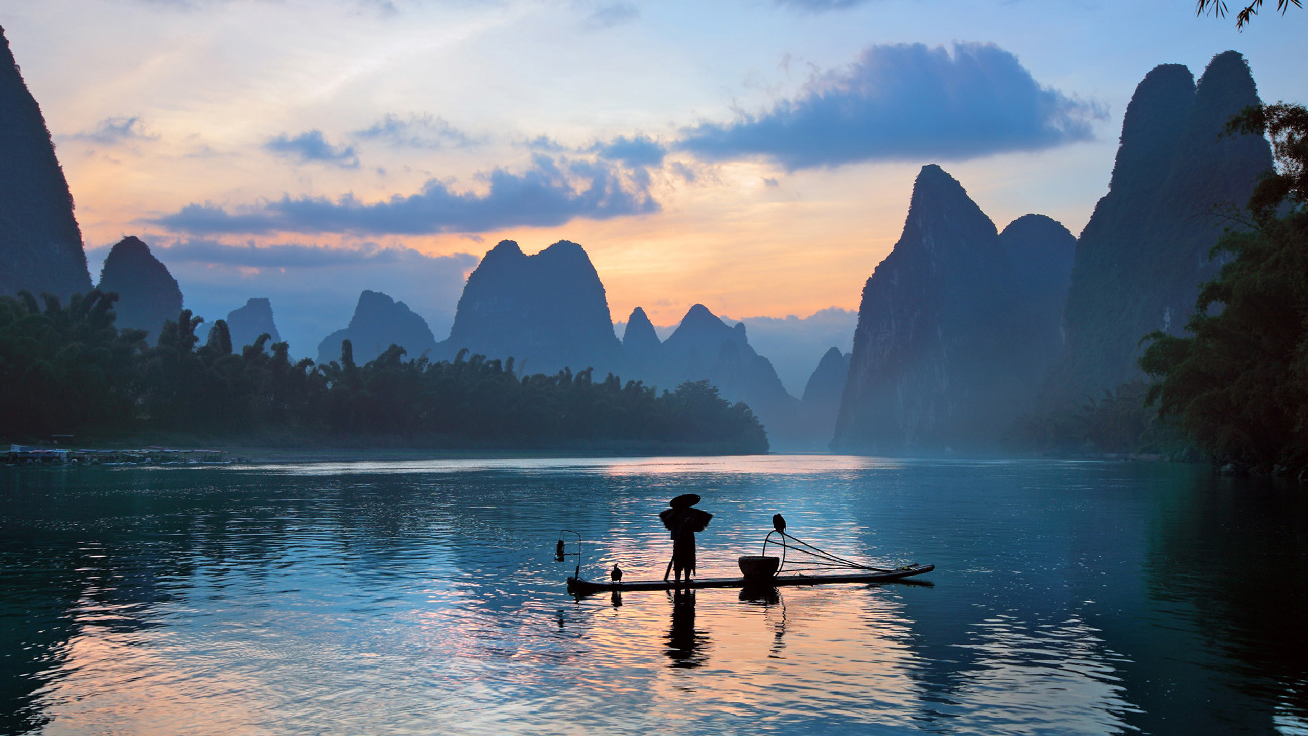 2560x1440 China, Guilin, Scenery (Inspiration for acrylic painting)