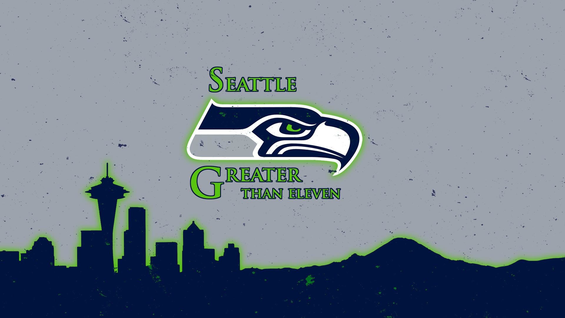 1920x1080 Logo Greater than Eleven Seattle Seahawk Football HD Wallpapers.