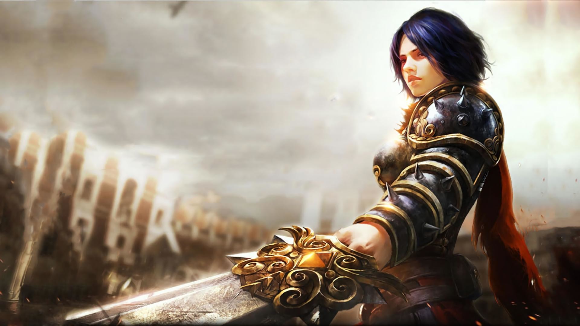 1920x1080 MEDIAI made a Bellona wallpaper from one of the Chinese adds for smite and  thought some people might like it.