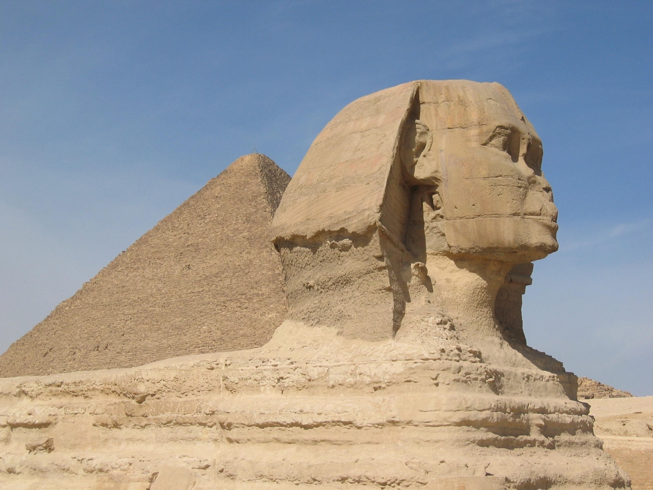 2272x1704 sphinx and pyramid in egypt landmark