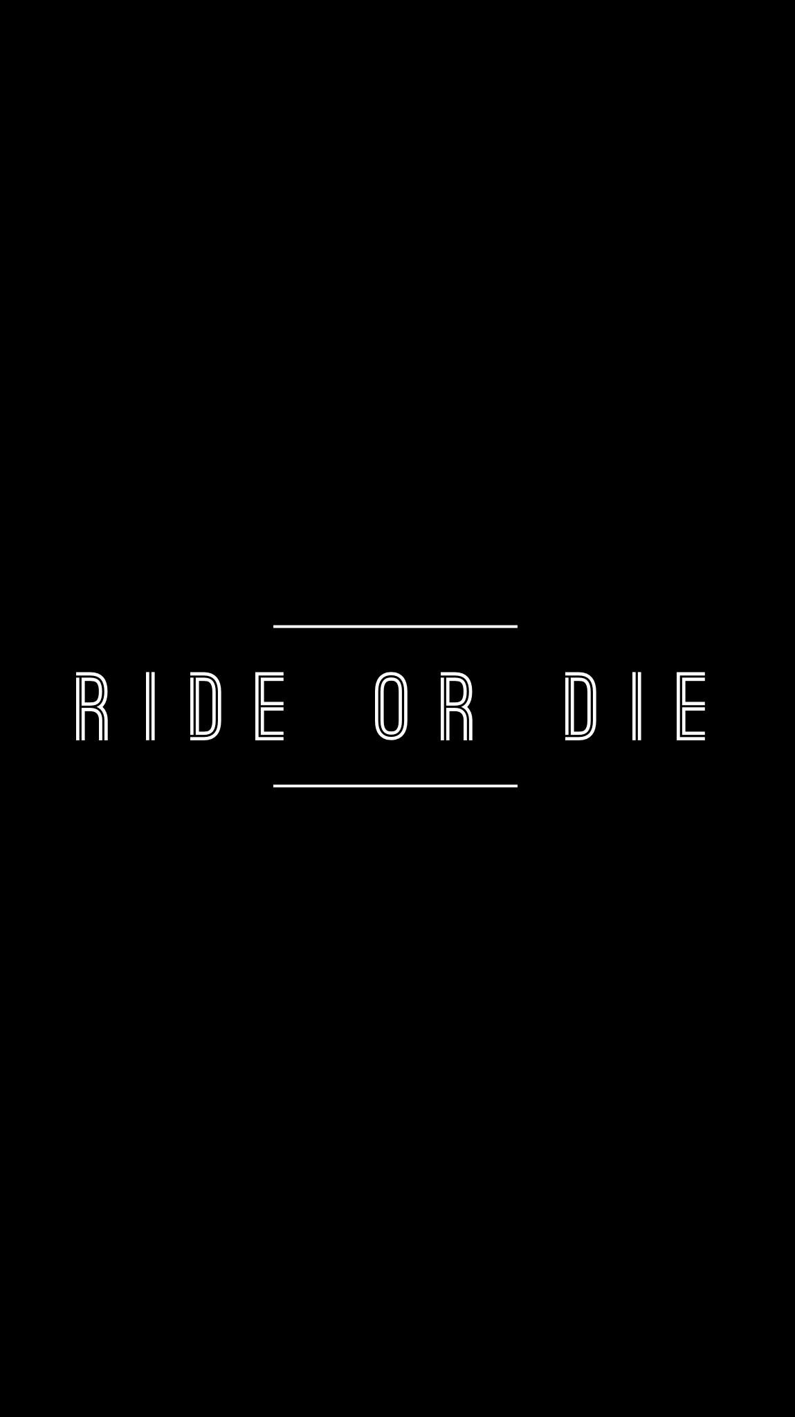 1149x2048 Black|Ride or Die Chick iPhone Mobile Wallpaper @Evaland Edits