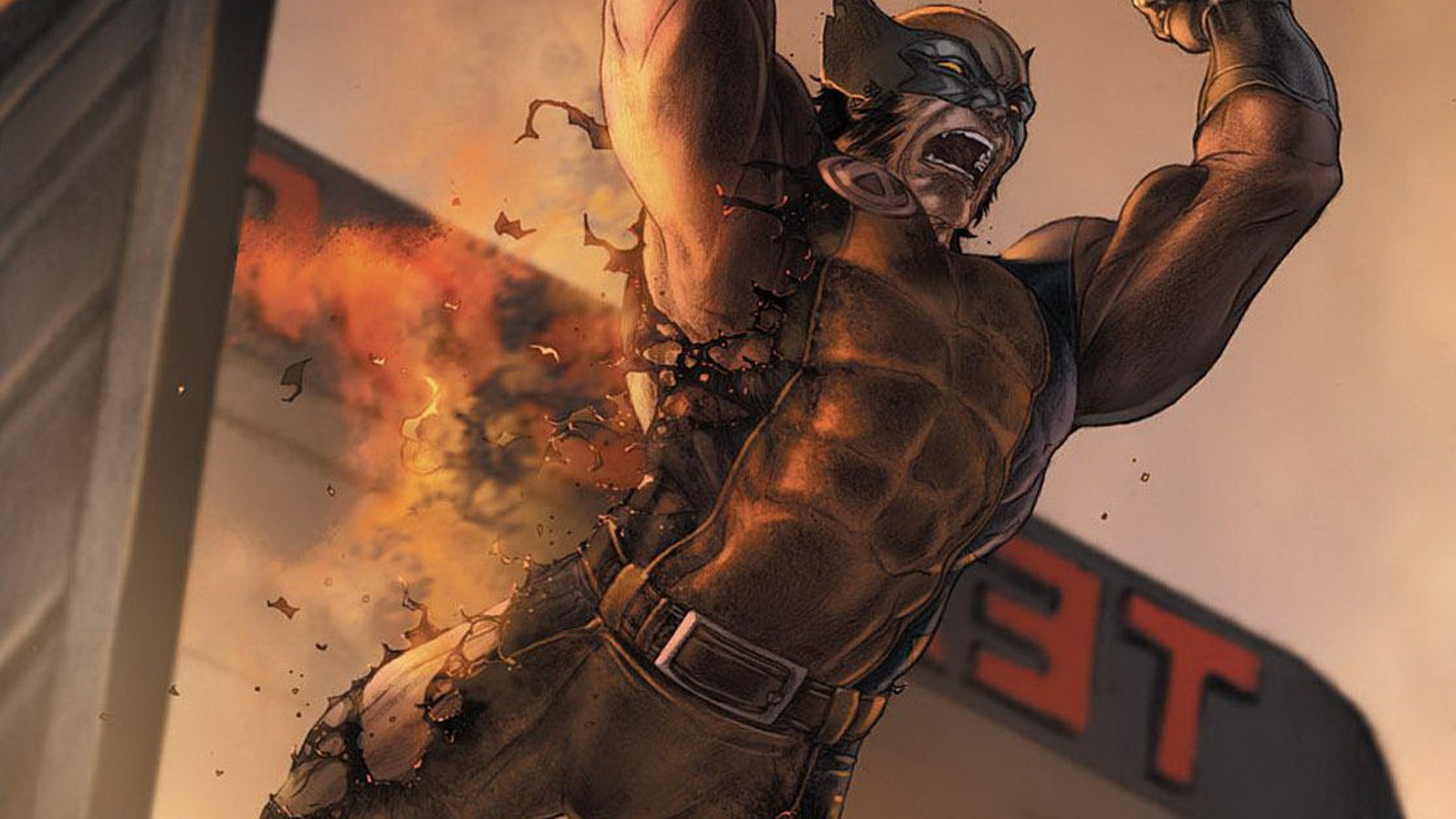 1920x1080 wallpaper uniforms Â· comics Â· X-Men Â· Wolverine