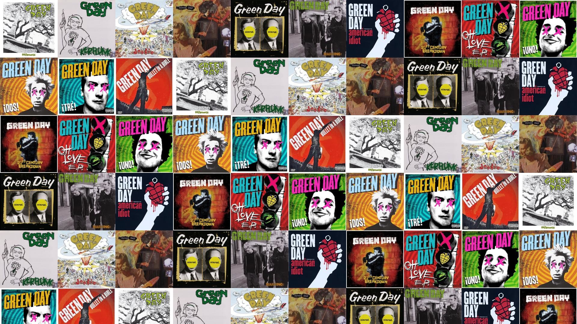 1920x1080 Green Day 39 Smooth Kerplunk Dookie Insomniac Nimrod Wallpaper Â« Tiled  Desktop Wallpaper