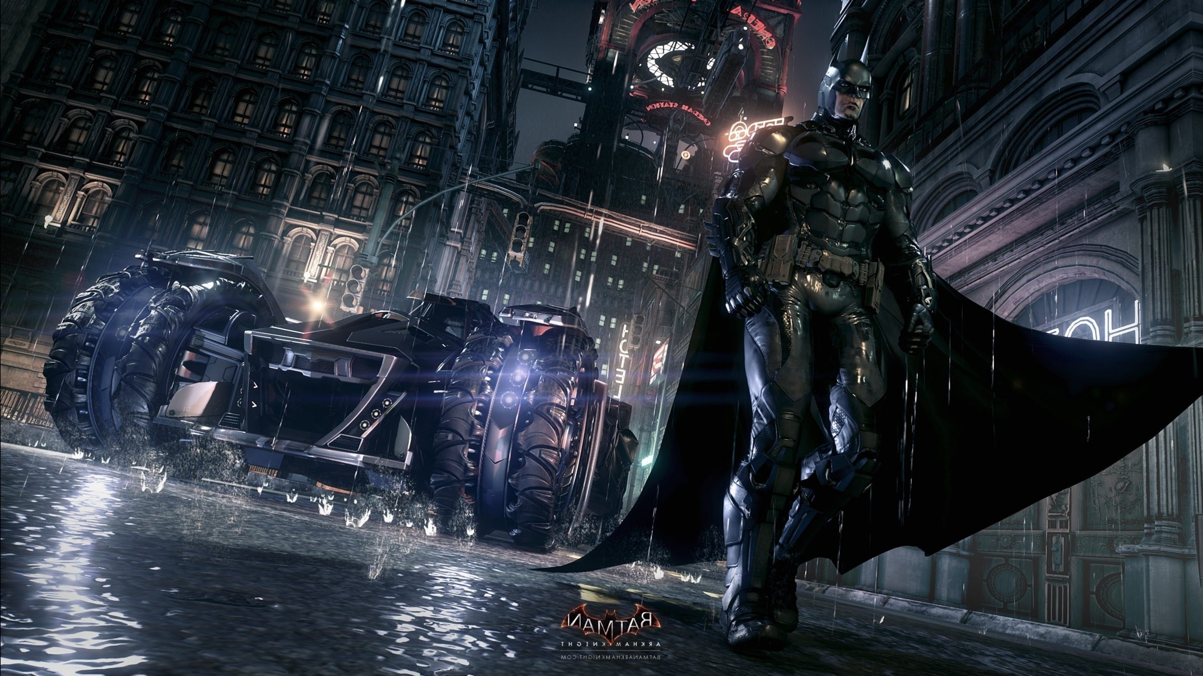 3840x2160 Batman: Arkham Knight, Rocksteady Studios, Batman, Batmobile, Gotham City,  Video Games Wallpapers HD / Desktop and Mobile Backgrounds