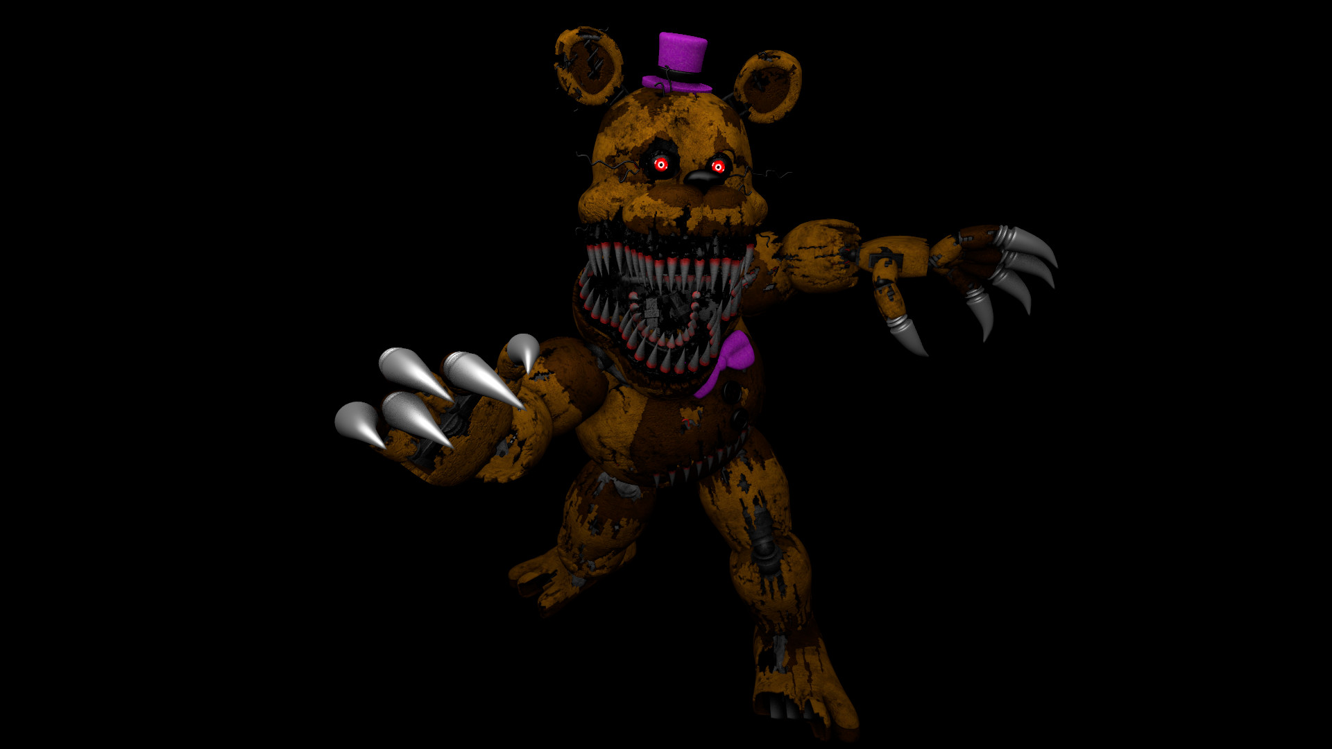 1920x1080 ... Nightmare Fredbear (SFM) by Sweets-and-Onions