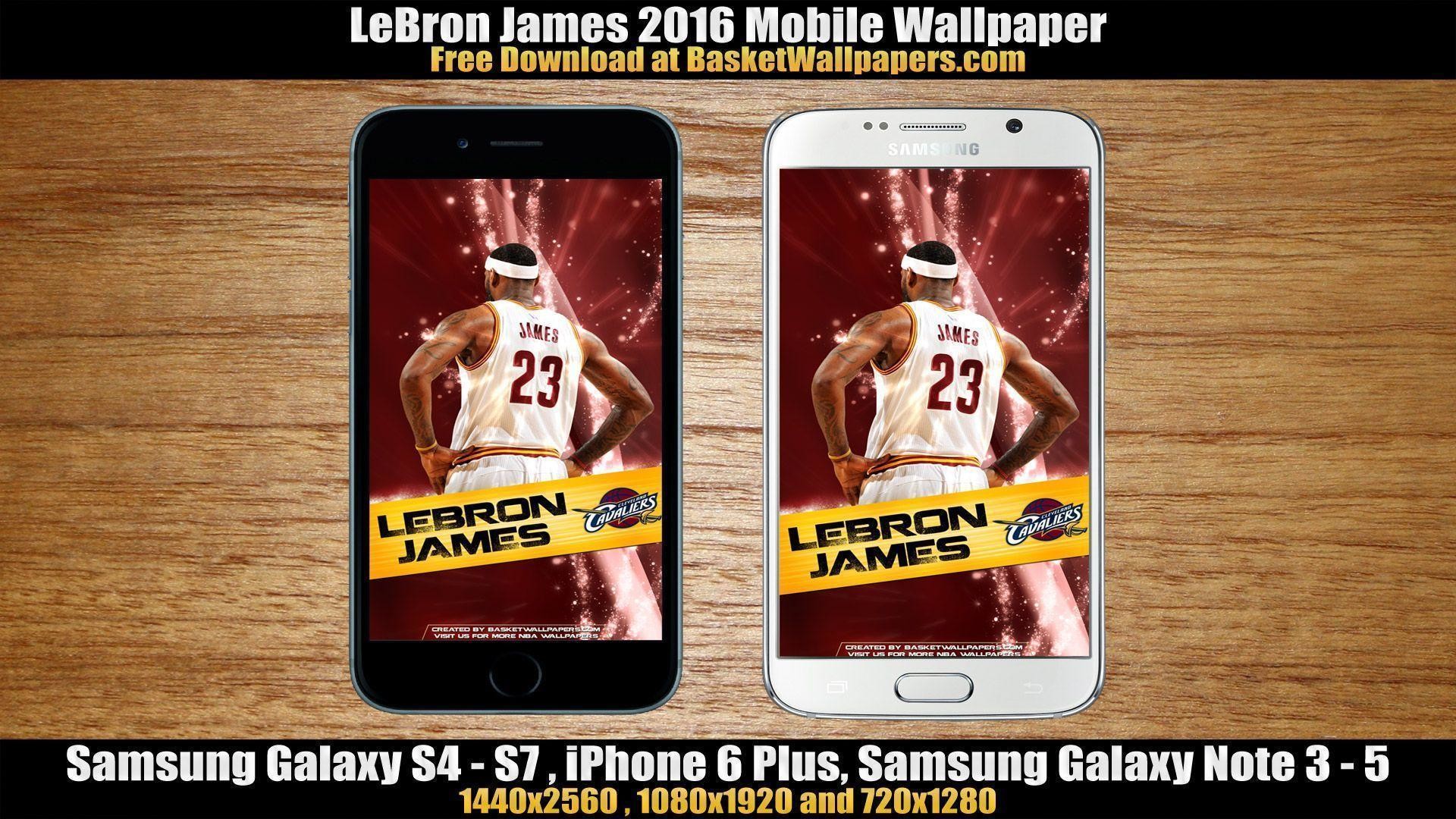 1920x1080 LeBron James Cleveland Cavaliers 2016 Mobile Wallpaper .
