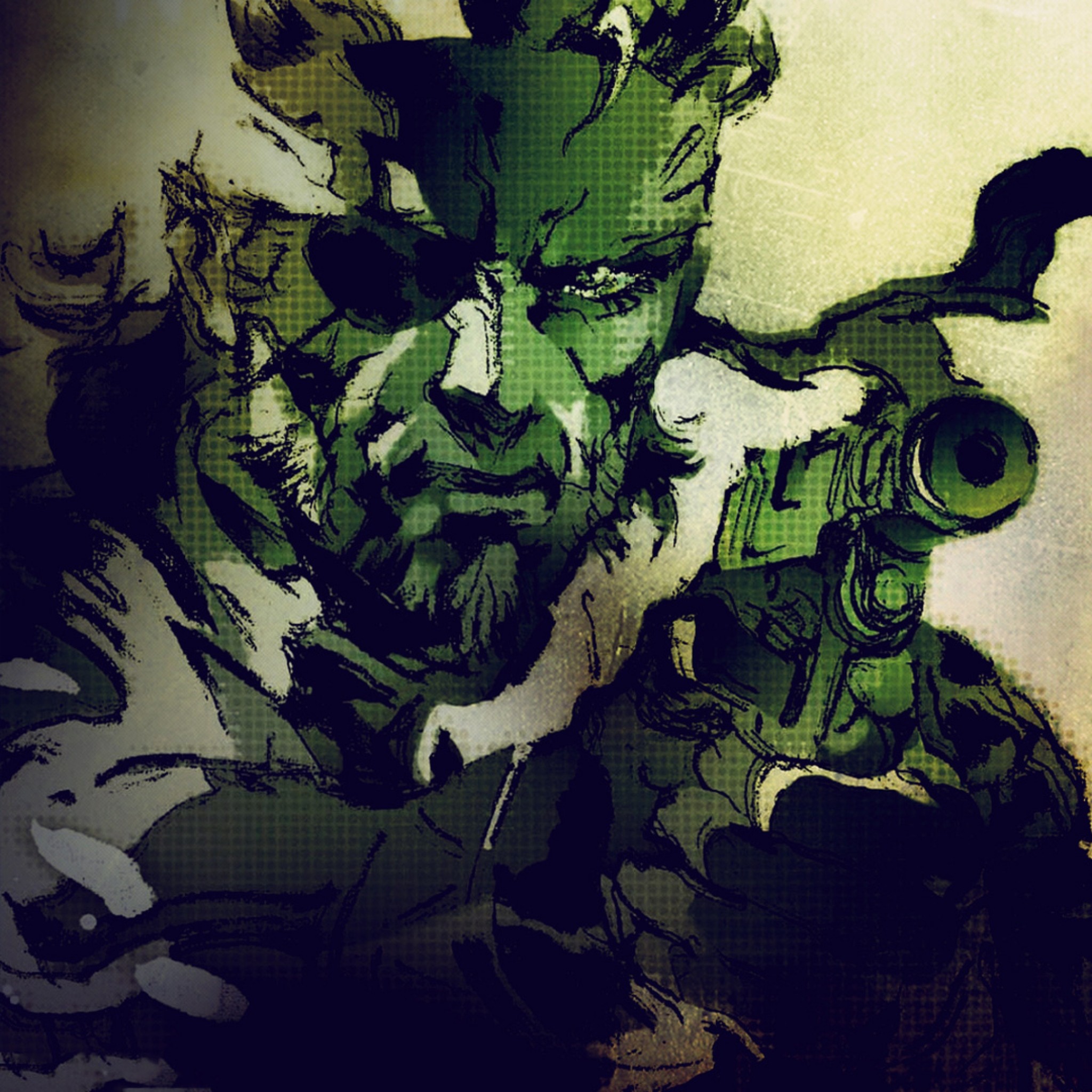2048x2048  Wallpaper metal gear solid, stealth-action, sony playstation, pc