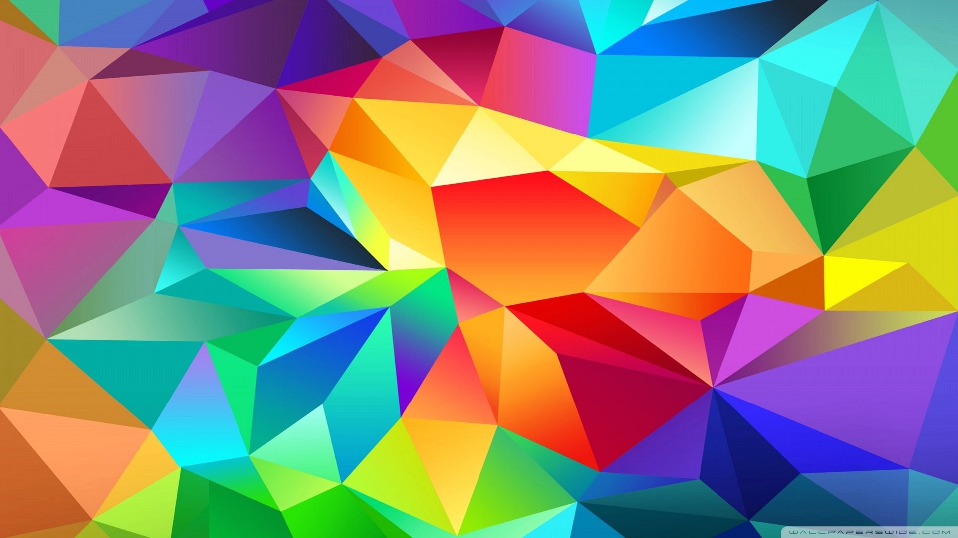 1920x1080 Wallpaper polygonal colorful abstract 1920 x 1080 full hd