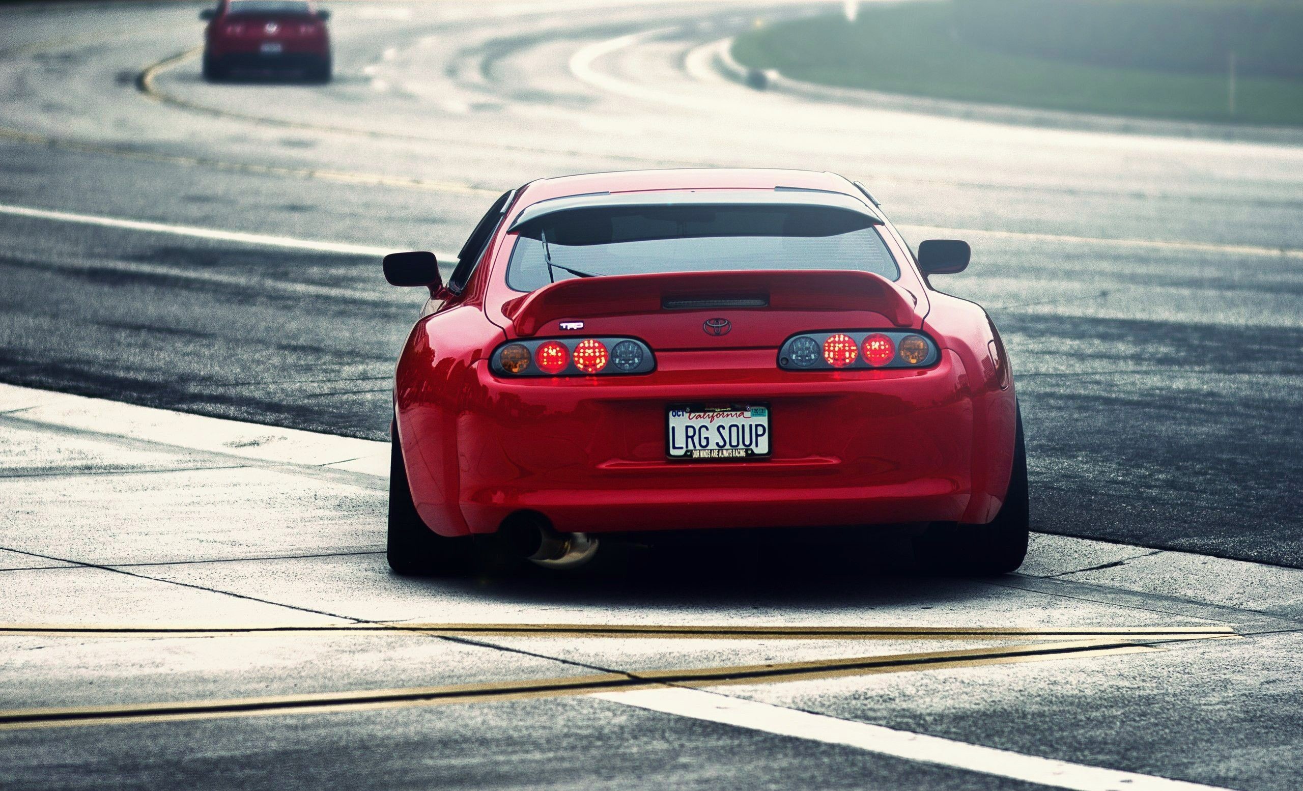 2560x1554 red, cars, Toyota Supra, stance, jdm, TRD :: Wallpapers