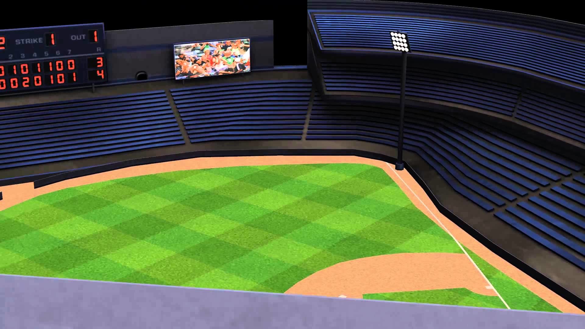 1920x1080 Rotating Baseball Stadium Motion Wallpaper