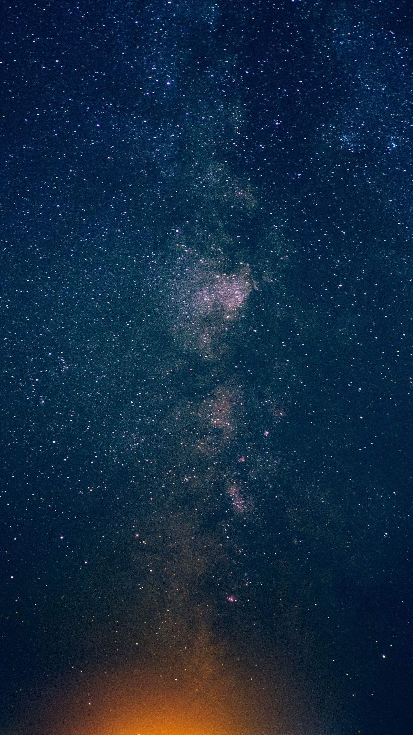 1440x2560  wallpaper Night, sky, stars, milky way, 4k