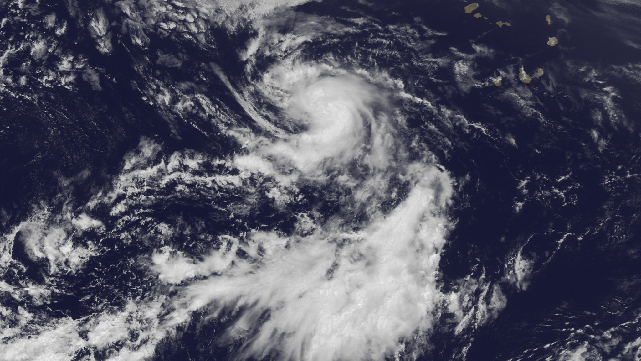 2048x1152 Image of Tropical Storm Dorian on July 24, 2013, from NOAA's GOES East  satellite