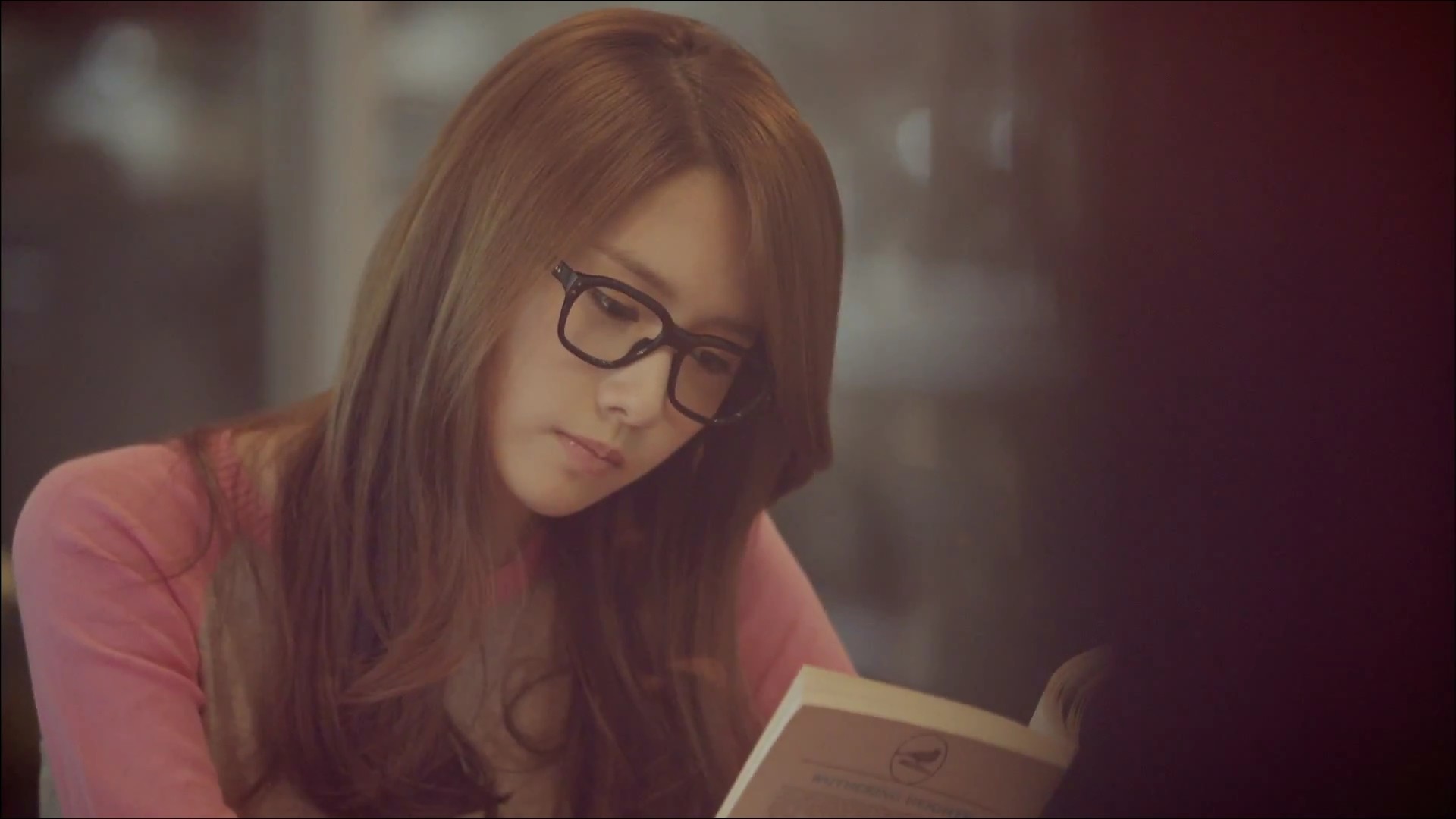 1920x1080 Girls Generation SNSD With Glasses Im YoonA Lomo Reading Women