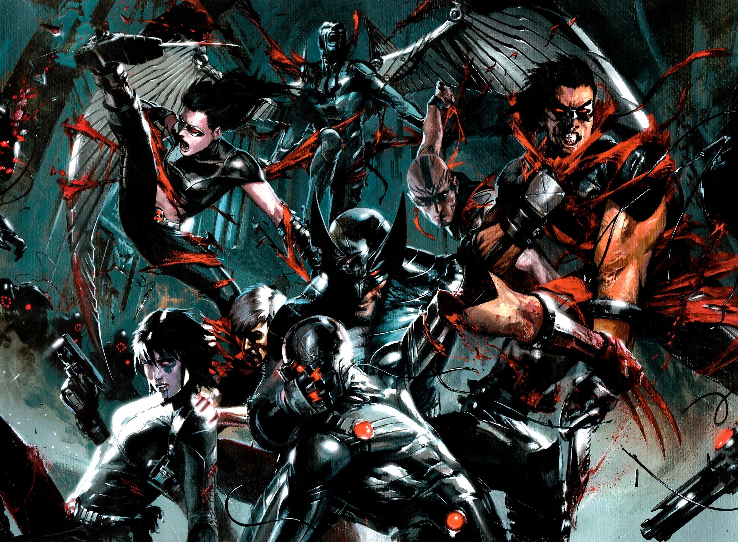 2560x1881 Comics X-Force X-Men HD Wallpaper - HD Wallpapers