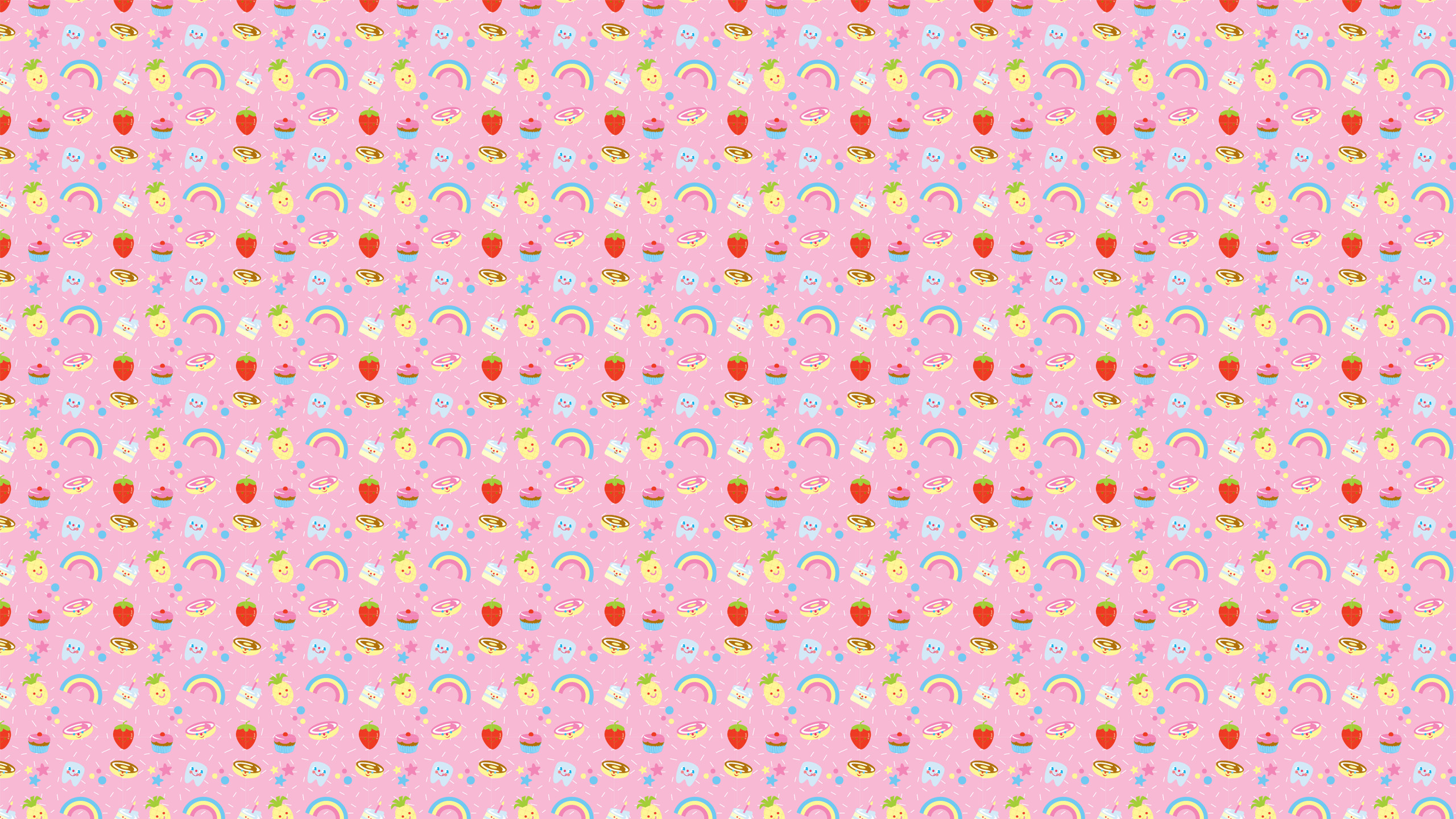 2560x1440 Cute Sweets Desktop Wallpaper