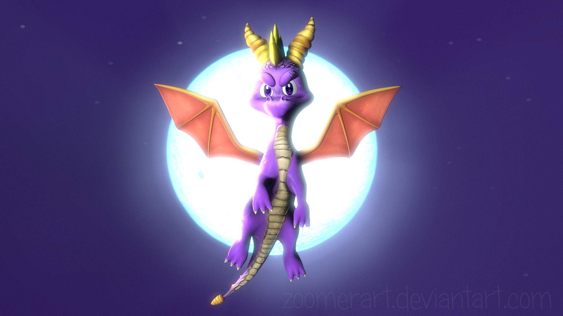 1920x1080 ... Spyro: Year of the Dragon [Cover] by ZOomERart