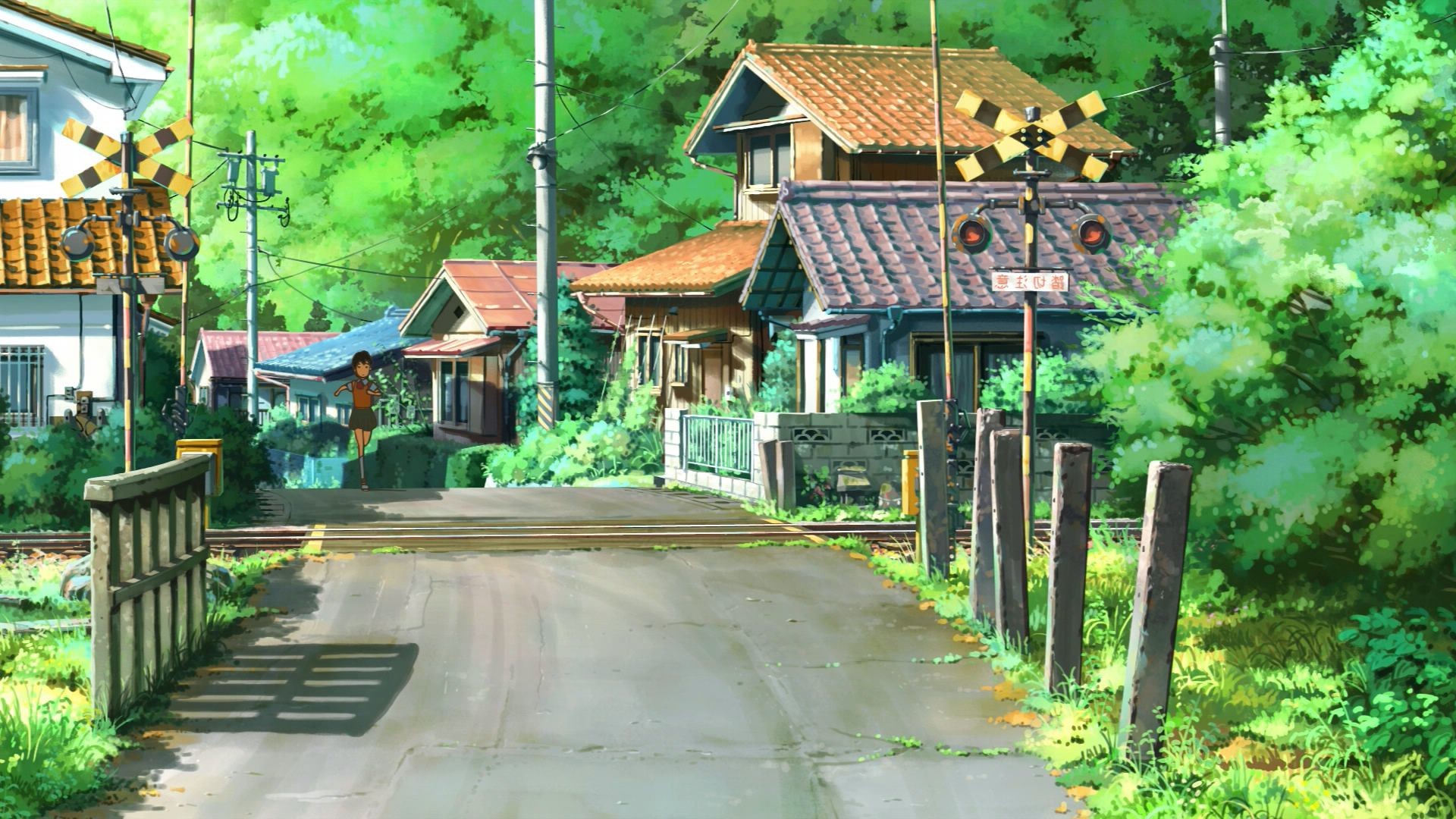 1920x1080 Village Anime Scenery Wallpaper Free Desktop #28384 Wallpaper