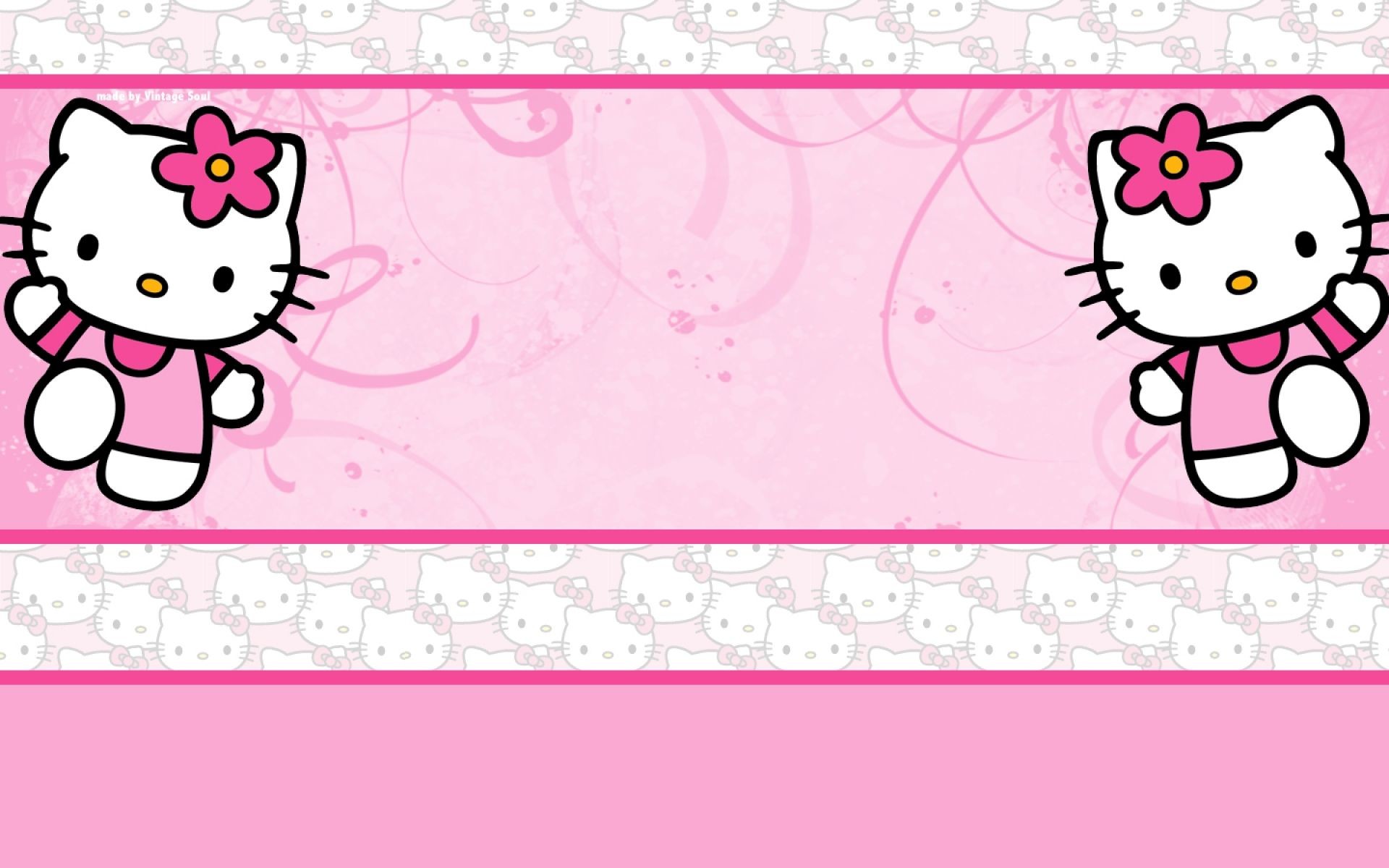 1920x1200 px Pink Hello Kitty Background