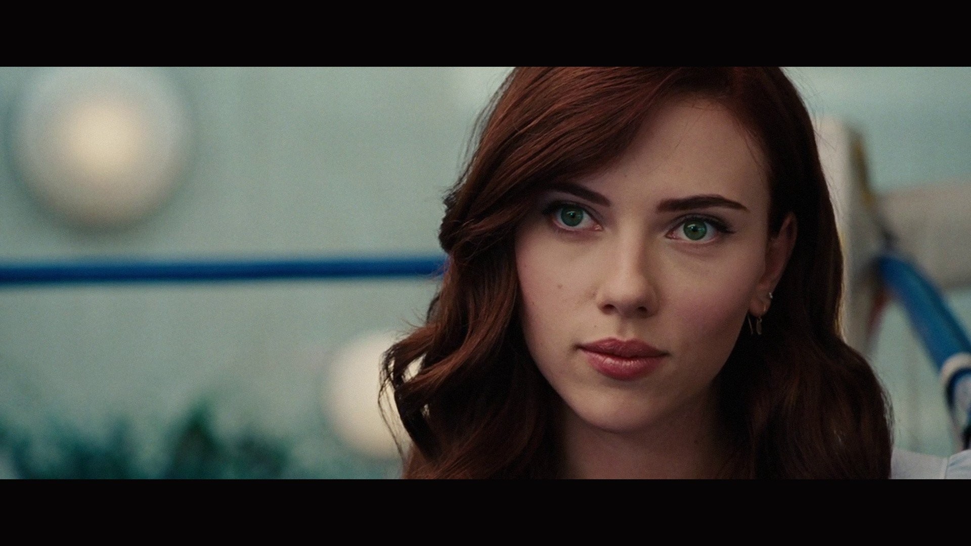 1920x1080 Black Widow Green Eyes Iron Man 2 Natasha Romanoff Scarlett Johansson  Screenshots Women