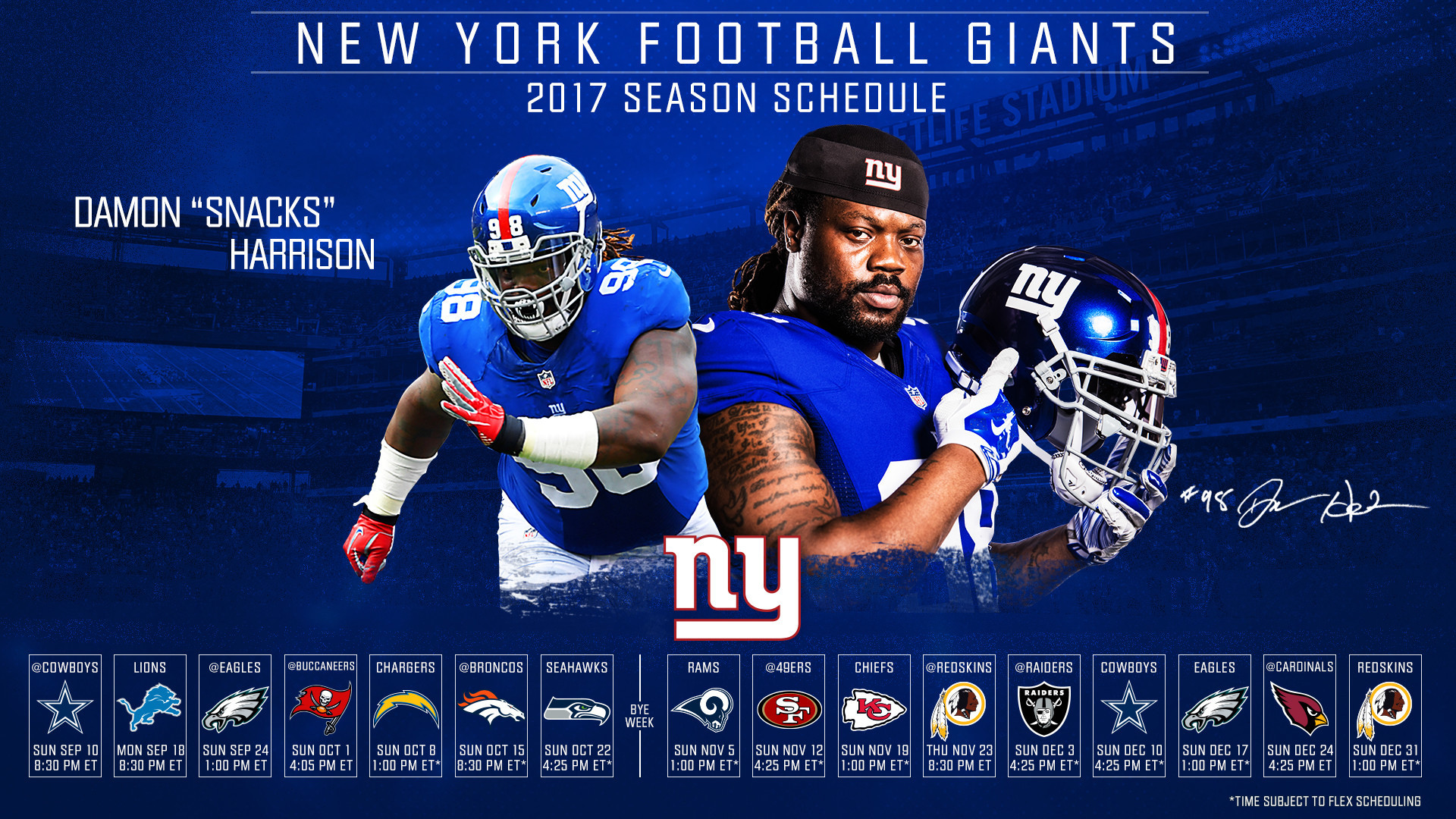 1920x1080 New York Giants 2017 schedule city football ...