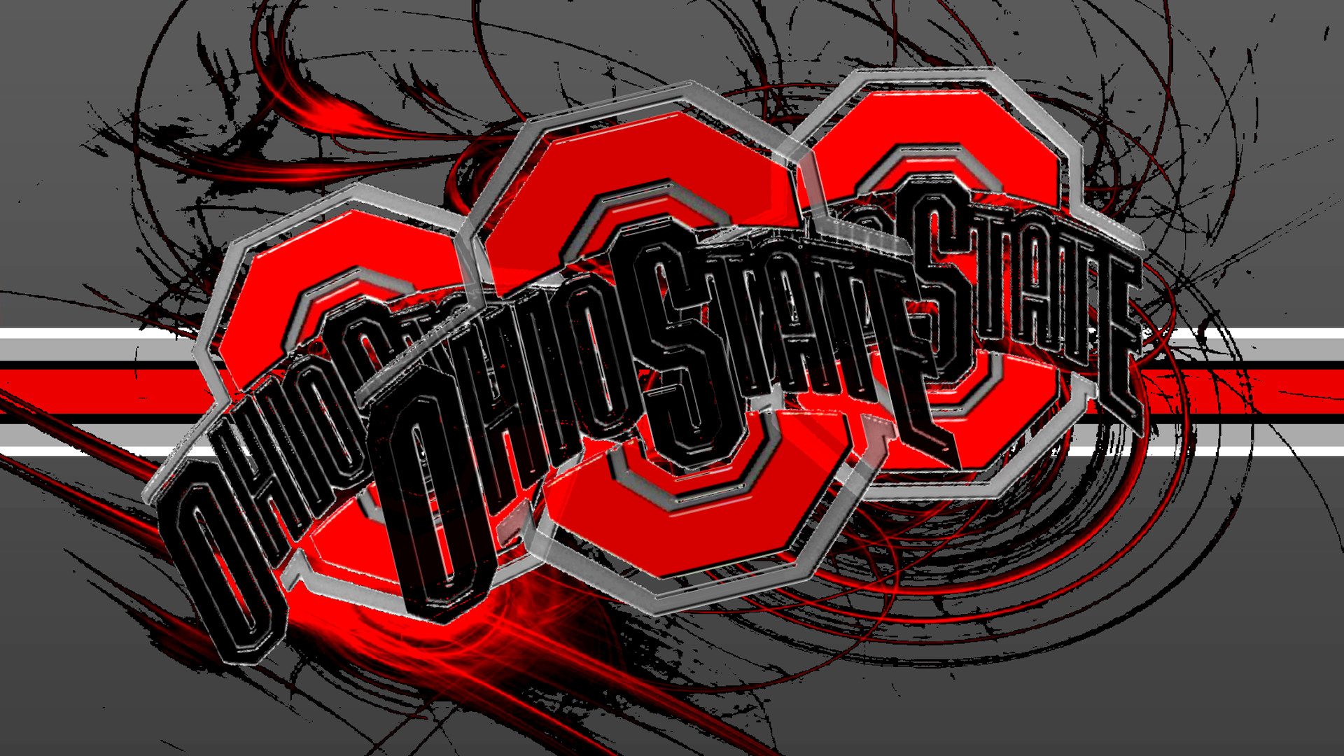 1920x1080 Ohio State Buckeyes images 3 RED BLOCK O'S WITH A BUCKEYE STRIPE HD  wallpaper and background photos