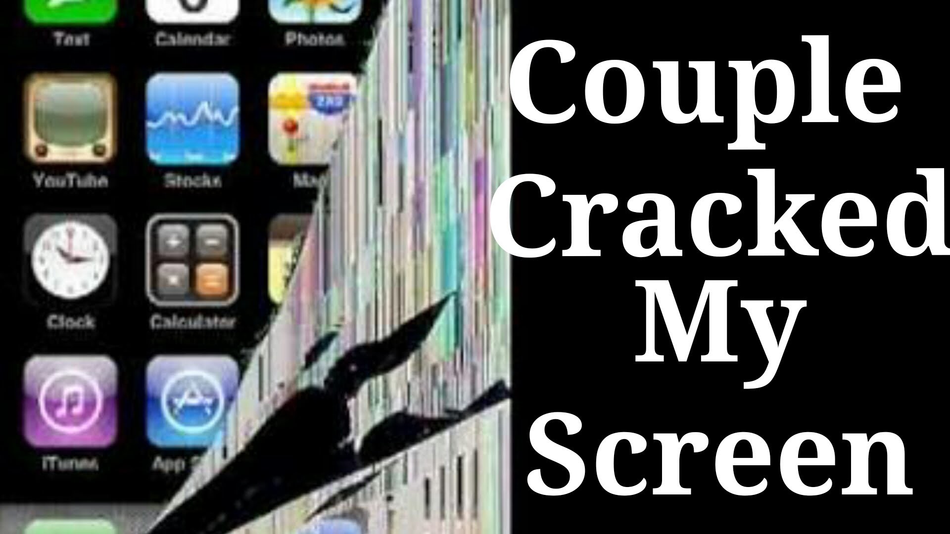1920x1080 Iphone fake cracked screen prank
