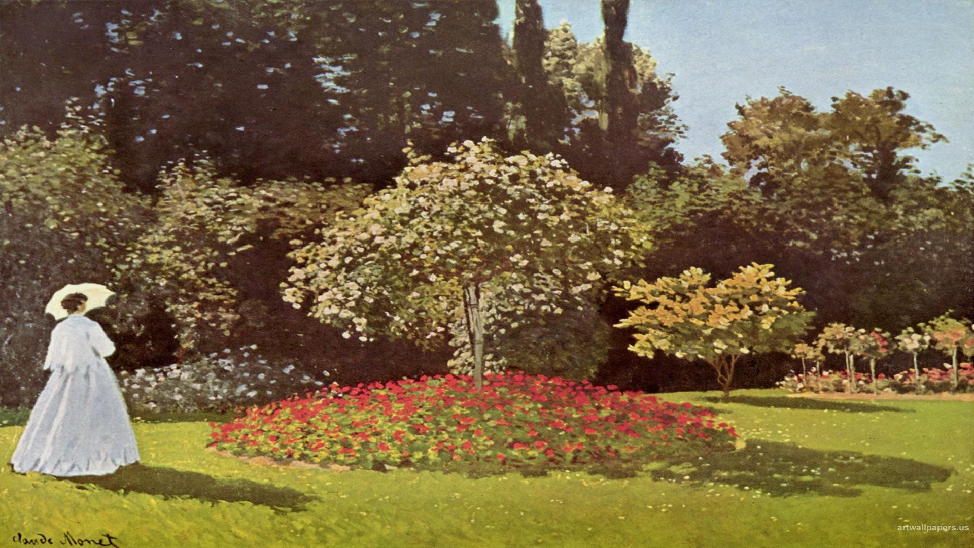 1920x1080 Monet Wallpaper