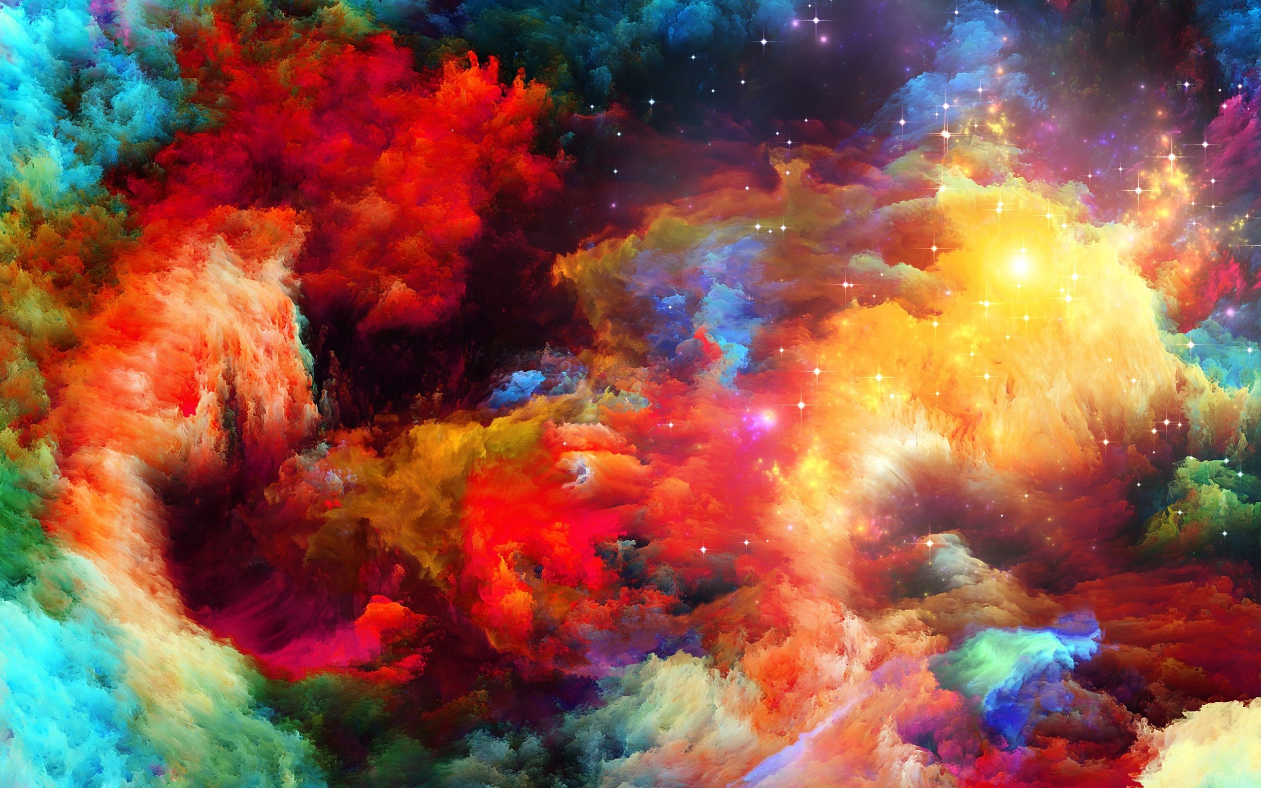 2560x1600 Rainbow Colors Background Wallpaper