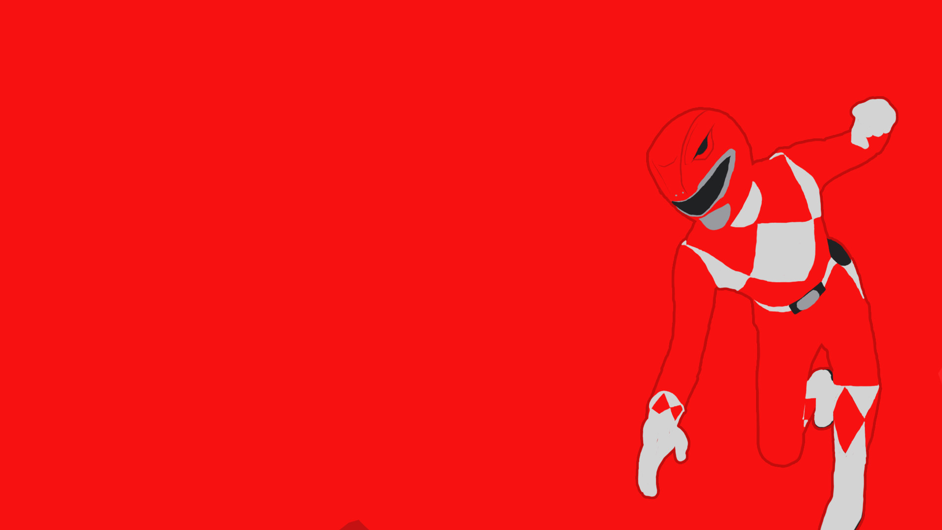 1920x1080 ... Red Ranger - Mighty Morphin Power Rangers by travp333