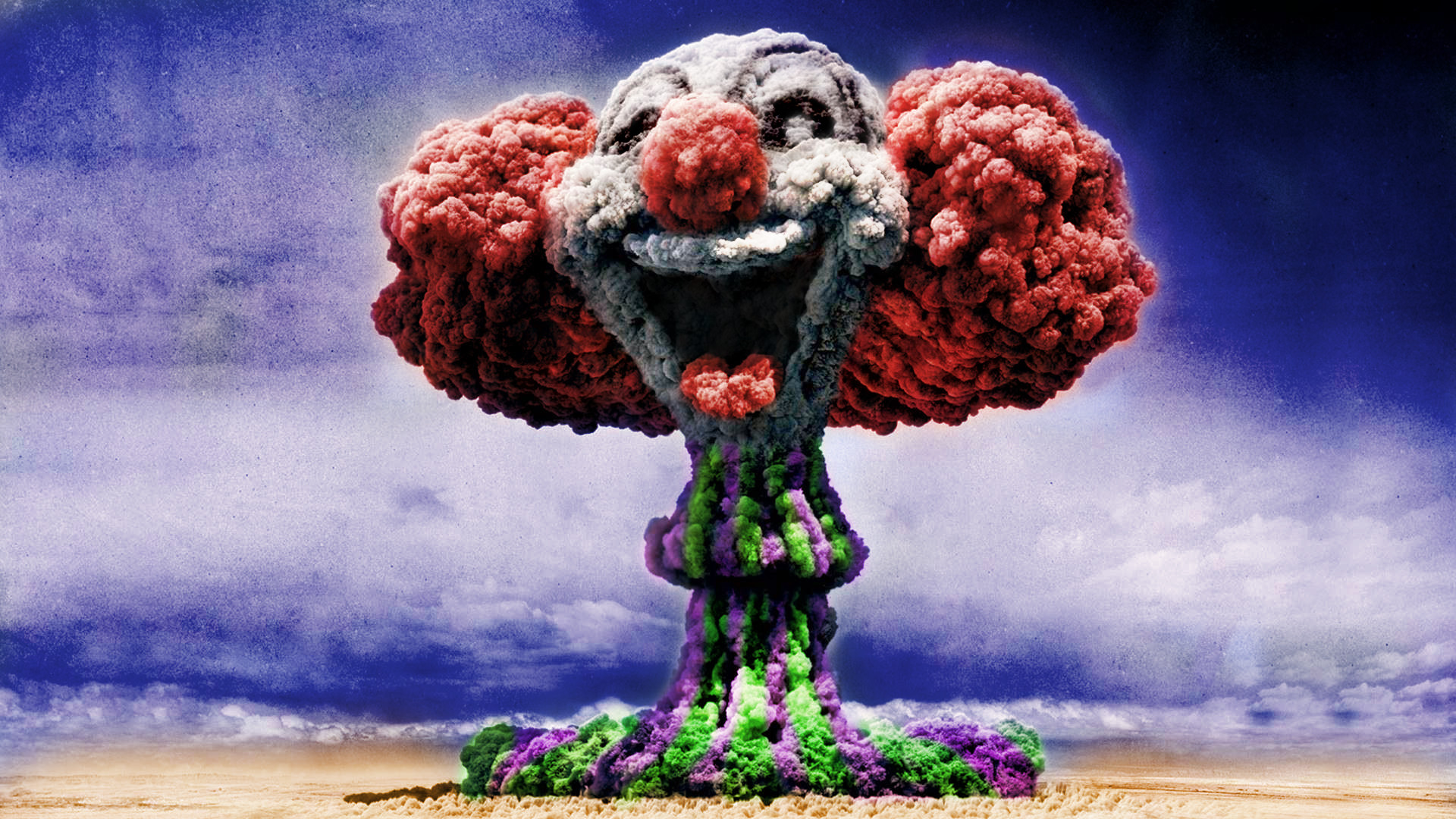 1920x1080 Nuclear Clown Cloud by InsertWordHere on DeviantArt